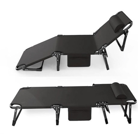 gvdv portable folding camping cot , 29" wide multi-position folding chaise lounge chair, oversized folding bed sleep cot for outdoor, home, office