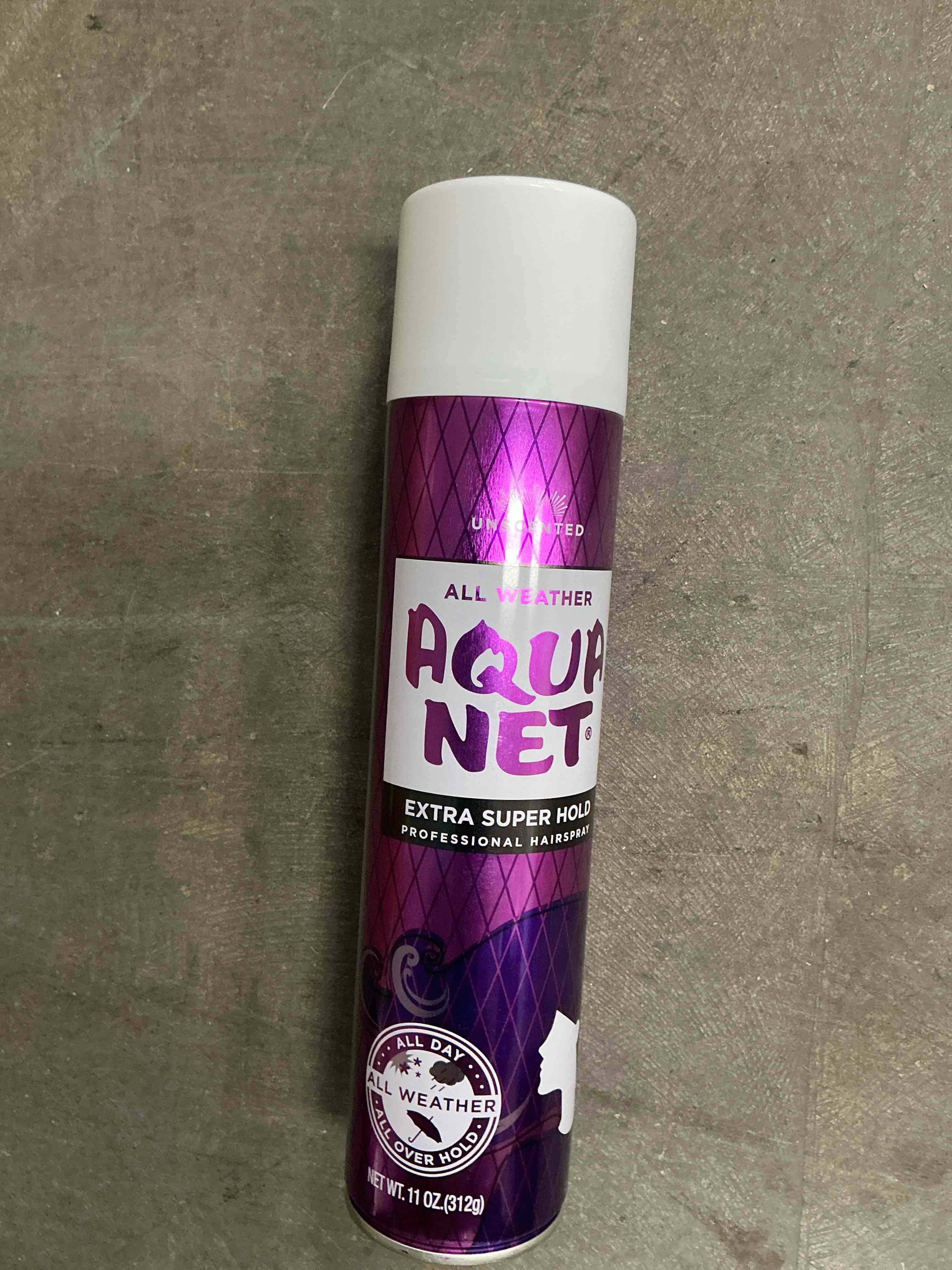 Condition photo showing New/Like New for aqua net hairspray  extra super hold  unscented  11 oz aerosol can
