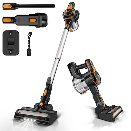 inse cordless vacuum cleaner  40kpa rechargeable stick vacuum with 300w brushless motor for carpet hardwood floor pet hair s620