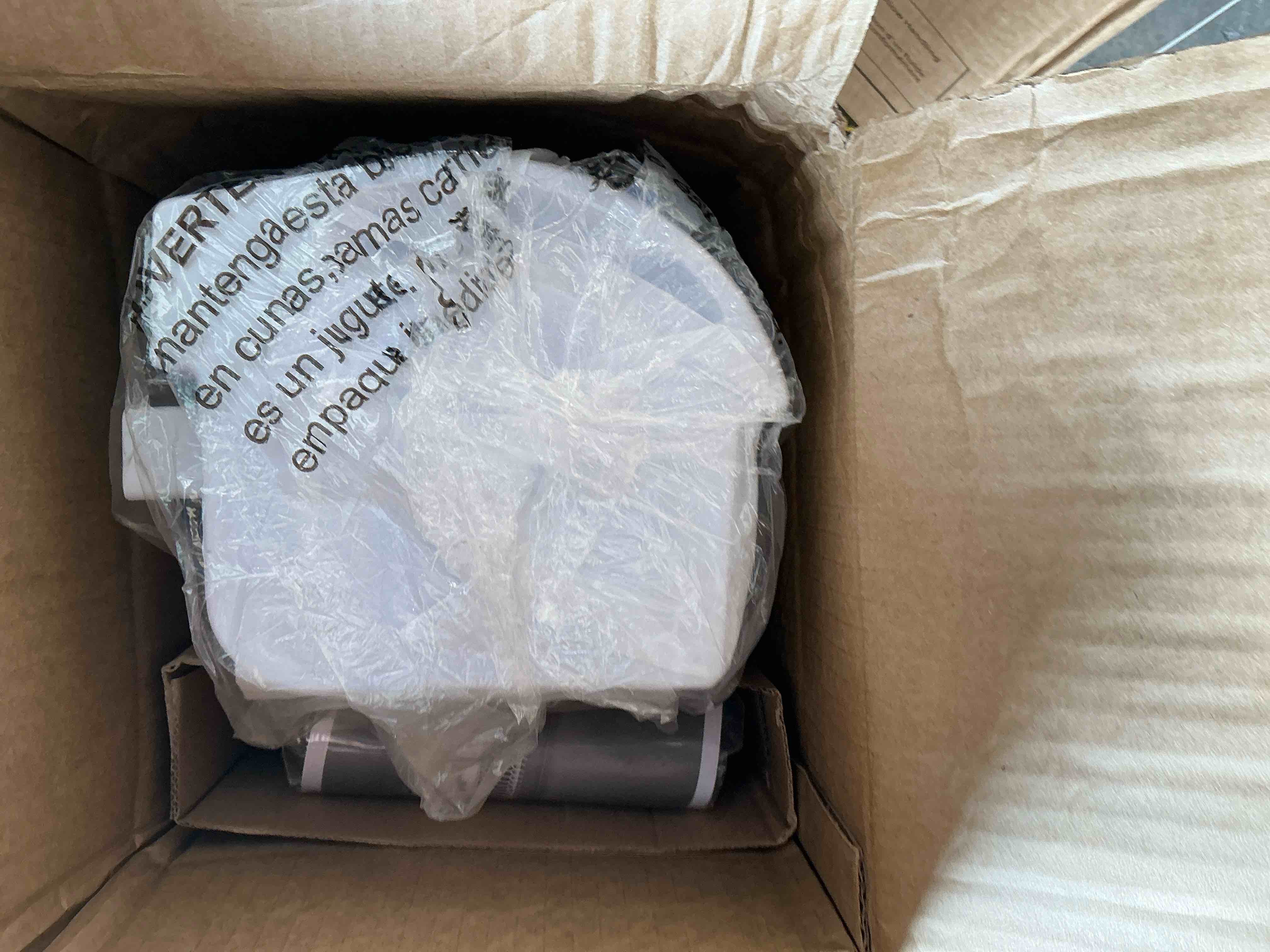Condition photo showing New/Like New for vornado transom window fan with 4 speeds, remote control, reversible exhaust mode, weather resistant case, whole room, ice white white remote control fan