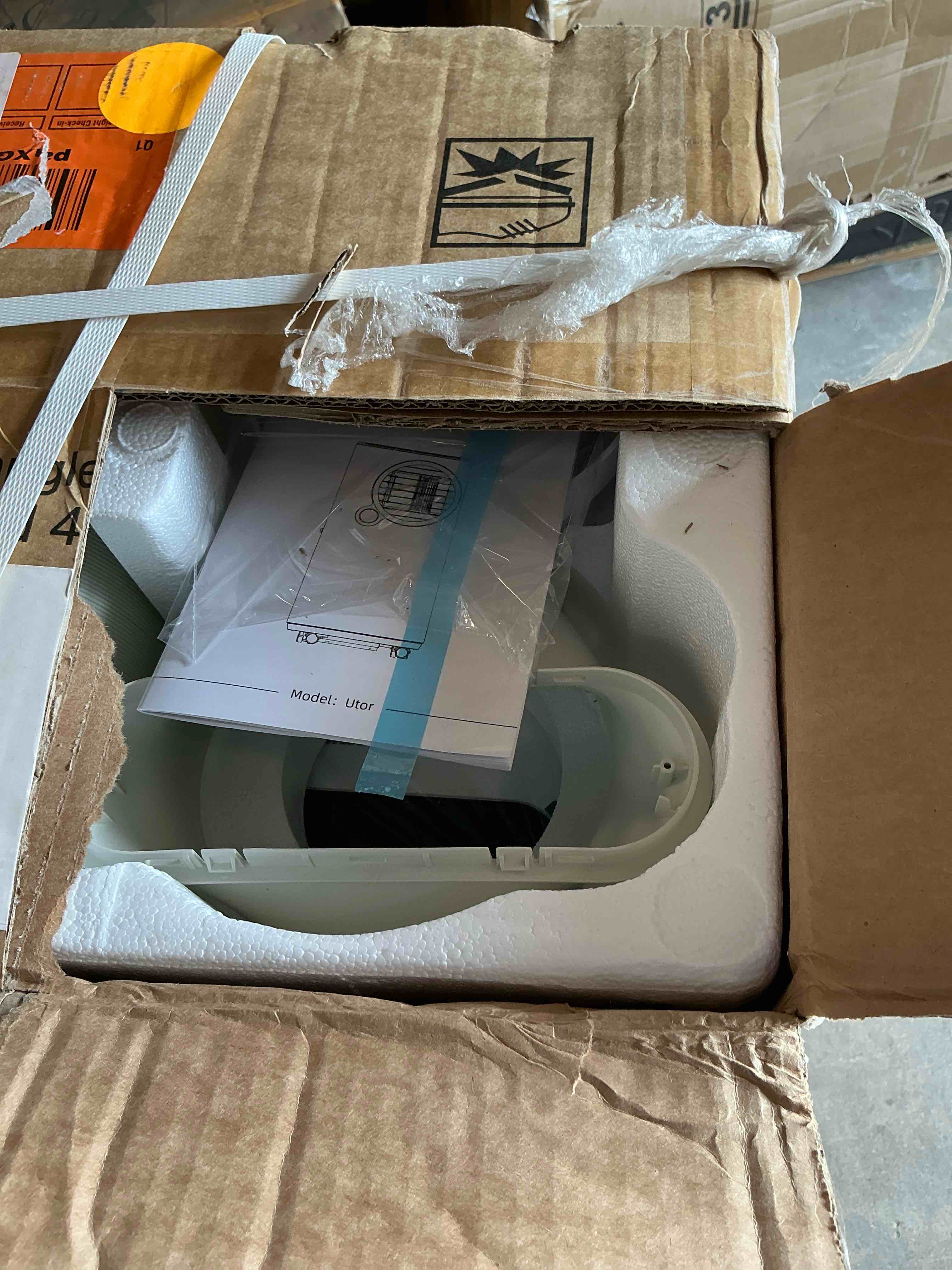 Condition photo showing New/Like New for portable air conditioners, 16000 btu smart room air conditioner with cooling/dehumidifier/fan, auto oscillation, 24-hour timed remote control