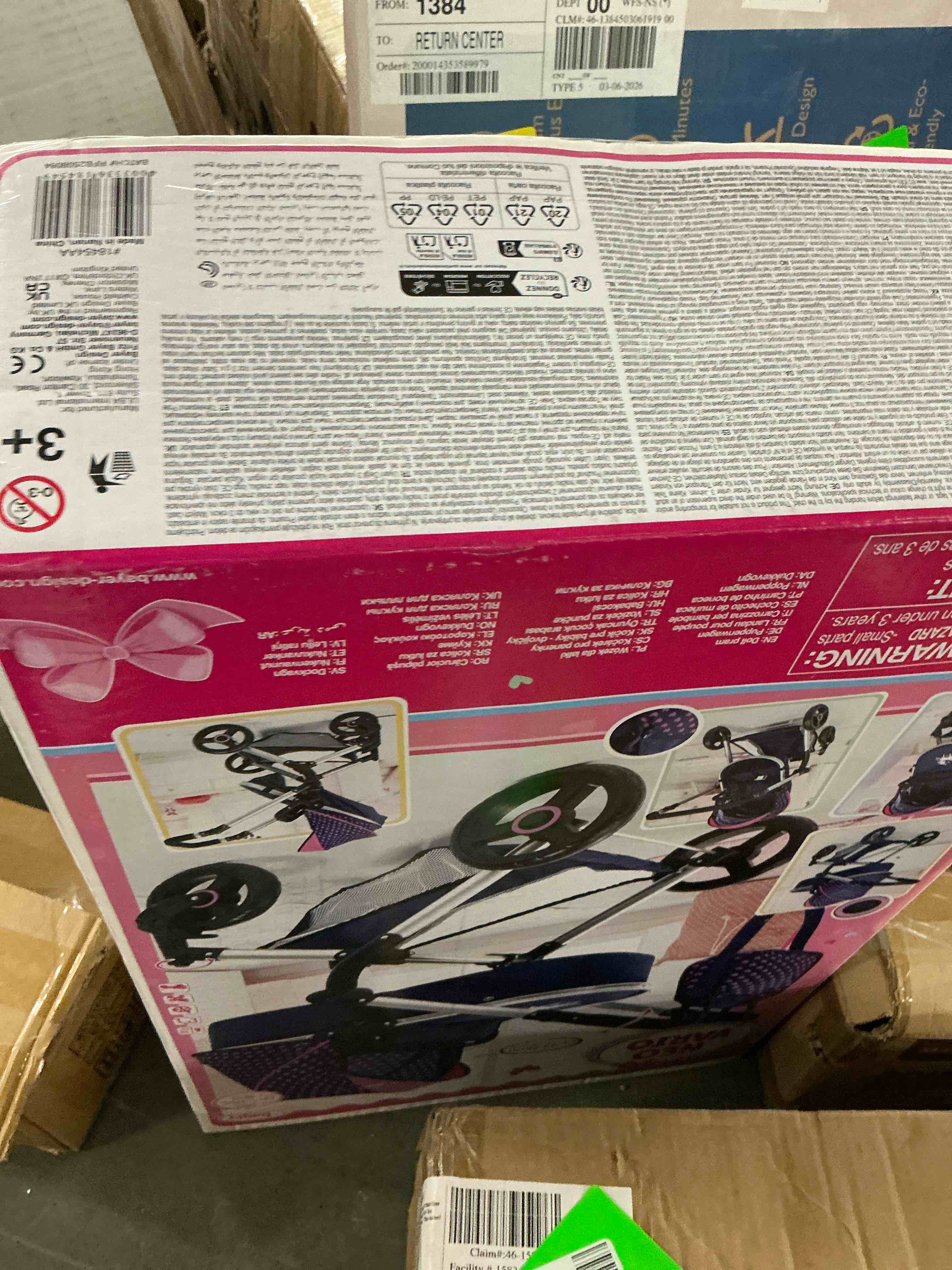 Condition photo showing New/Like New for baby doll city vario pram baby doll stroller with diaper bag