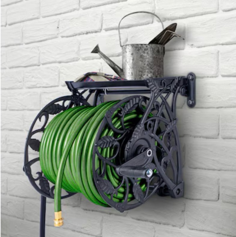 style selections aluminum 125-ft wall-mount hose reel