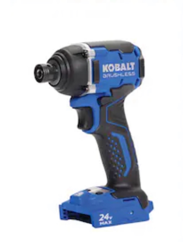 kobalt 24-volt 1/4-in brushless cordless impact driver ( battery & charger not included ))