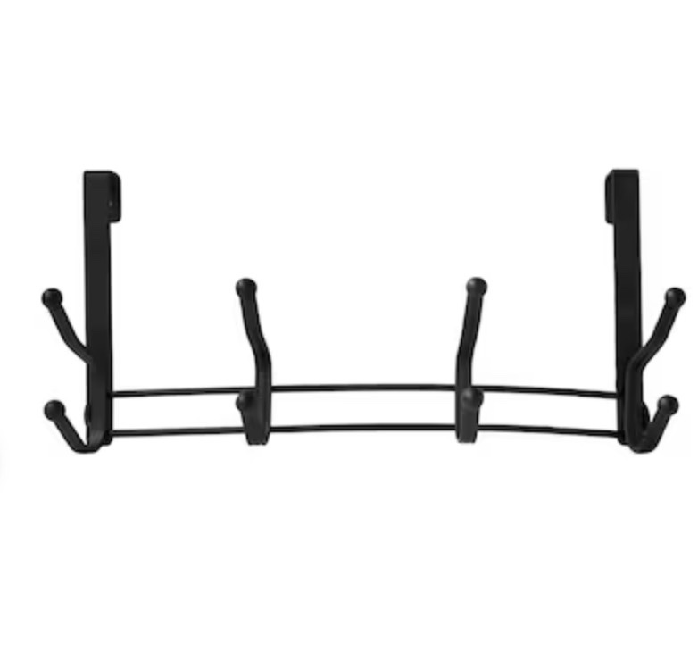 allen + roth ar over to door hook black over-the-door handbag organizer ( 16.22-in x 8.54-in x 6.18-in