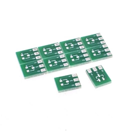 uxcell SOT223 3PIN 1.5 / SOT89 3PIN 2.3 to SIP3 Adapter PCB Board Surface Mounted Devices Converter 