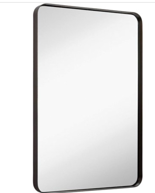 24x36 Rounded Corner Deep Mirror 