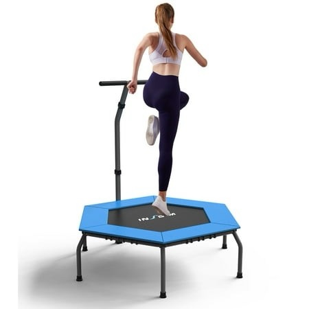 Professional Gym Workout 40\ Fitness Trampoline Cardio Trainer Exercise Rebounderr