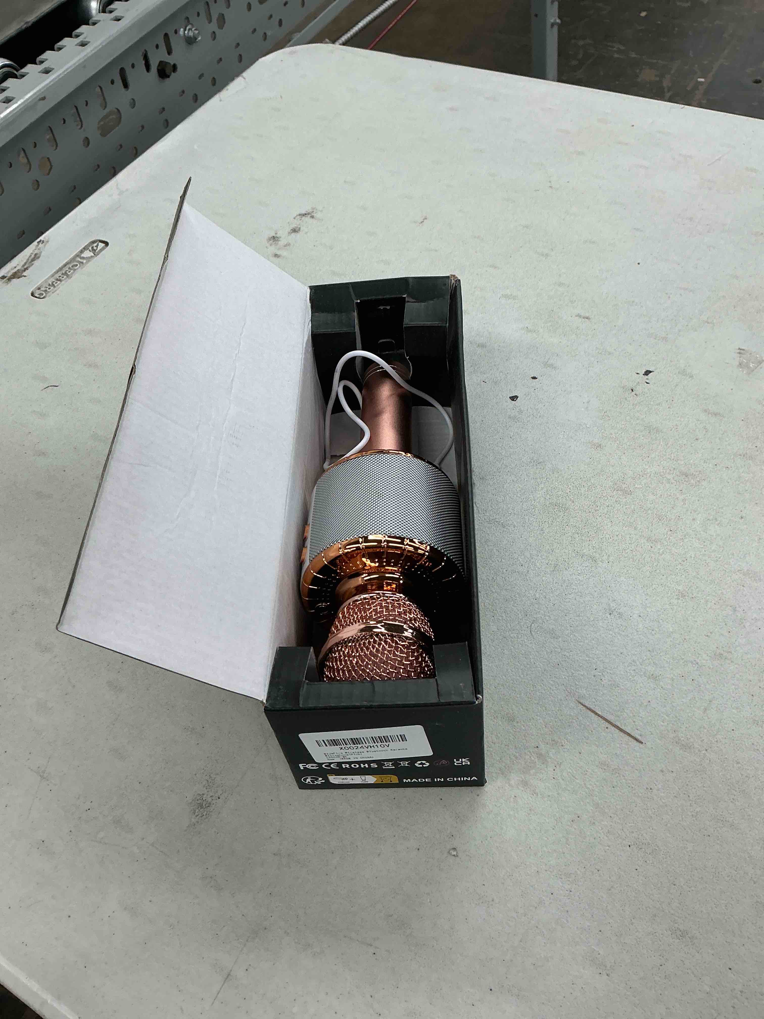 Condition photo showing Good Condition for BlueFire 4 in 1 Karaoke Wireless Microphone with LED Lights, Portable Microphone for Kids, Great Gifts Toys for Kids, Girls, Boys and Adults (Pink)