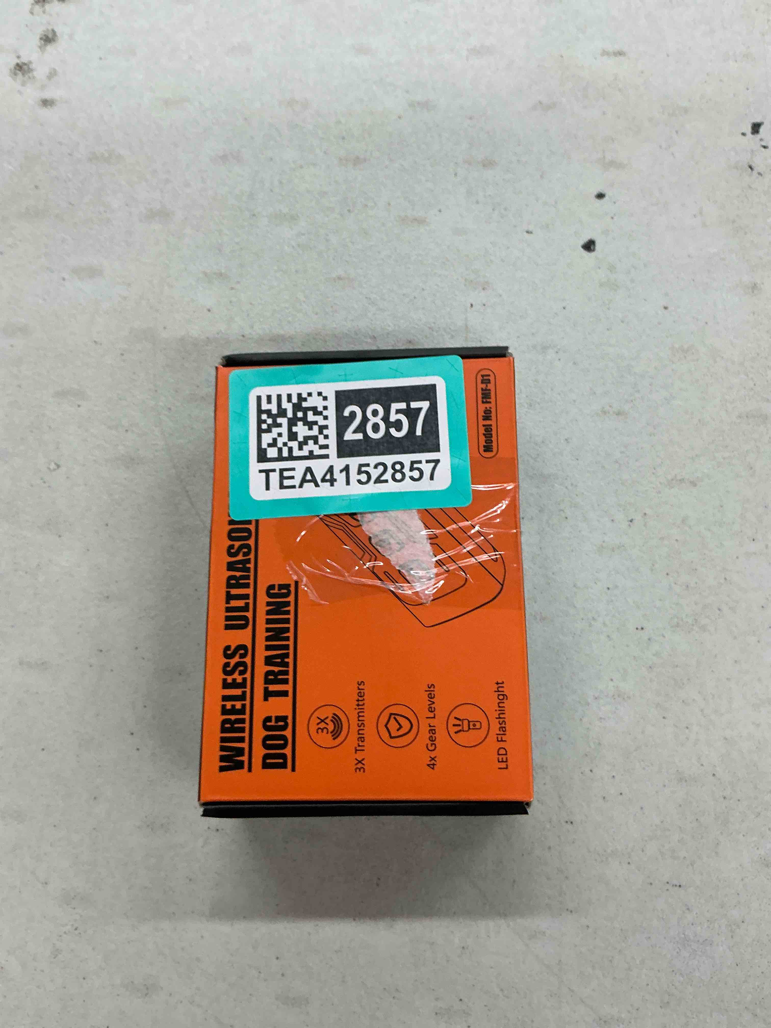 Condition photo showing New/Like New for Dog Bark Deterrent Devices, 3X Ultrasonic 65FT Anti Barking Device, 4 Gear Frequencies Safer Alternatives to Dog Training Bark Collars, Portable Design with Display for All Dogs (Orange)