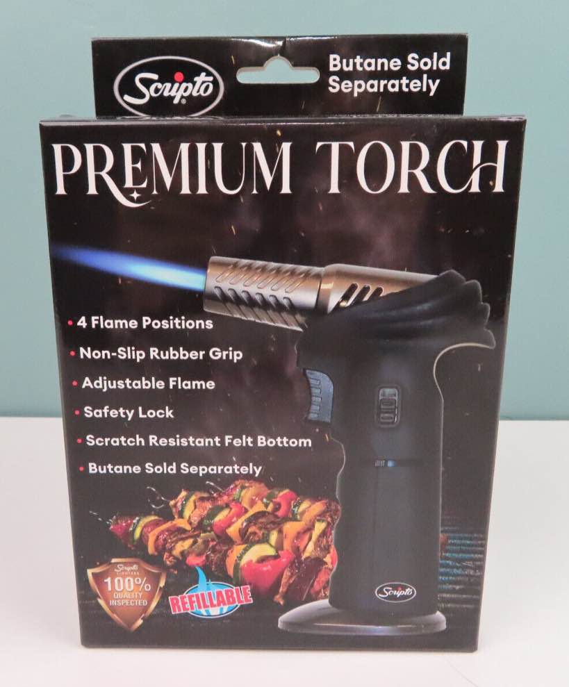 Scripto Premium Torch Lighter, Food, Drinks, Cigars,