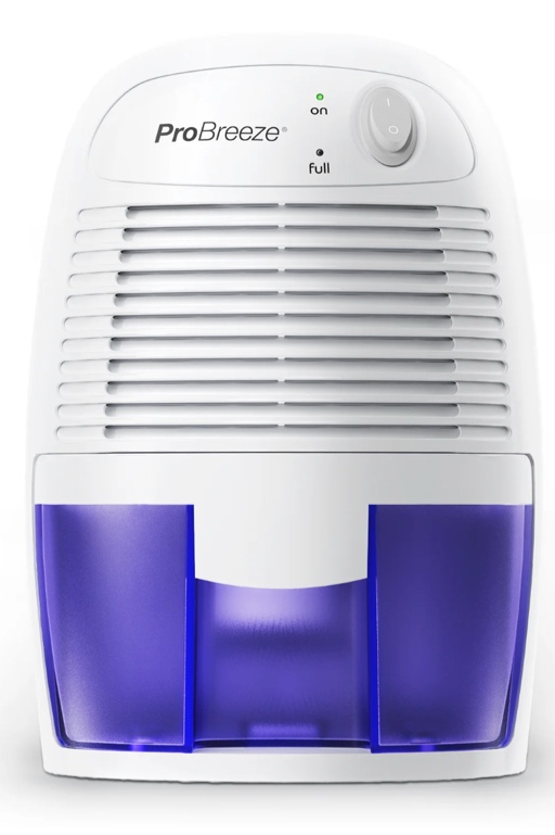 Pro Breeze 1 Pint Portable Dehumidifier Ultra Quiet 17oz Dehumidifier for Rooms up to 215 sqft, Closet