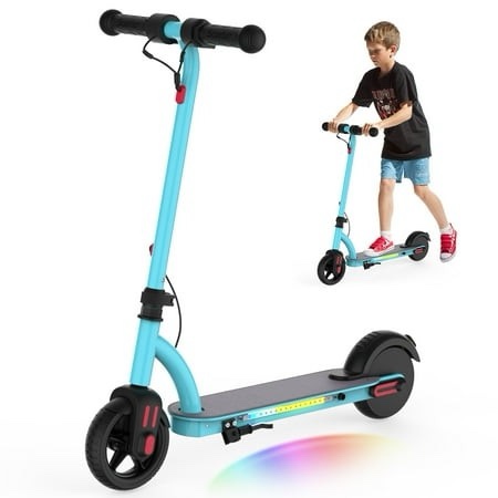SANOPY 150W Electric Scooter for Kids 3 Speeds Adjustable Max Load 132lbs LED Visible Display for Kids Ages 6-14 Ideal Gifts for Kids