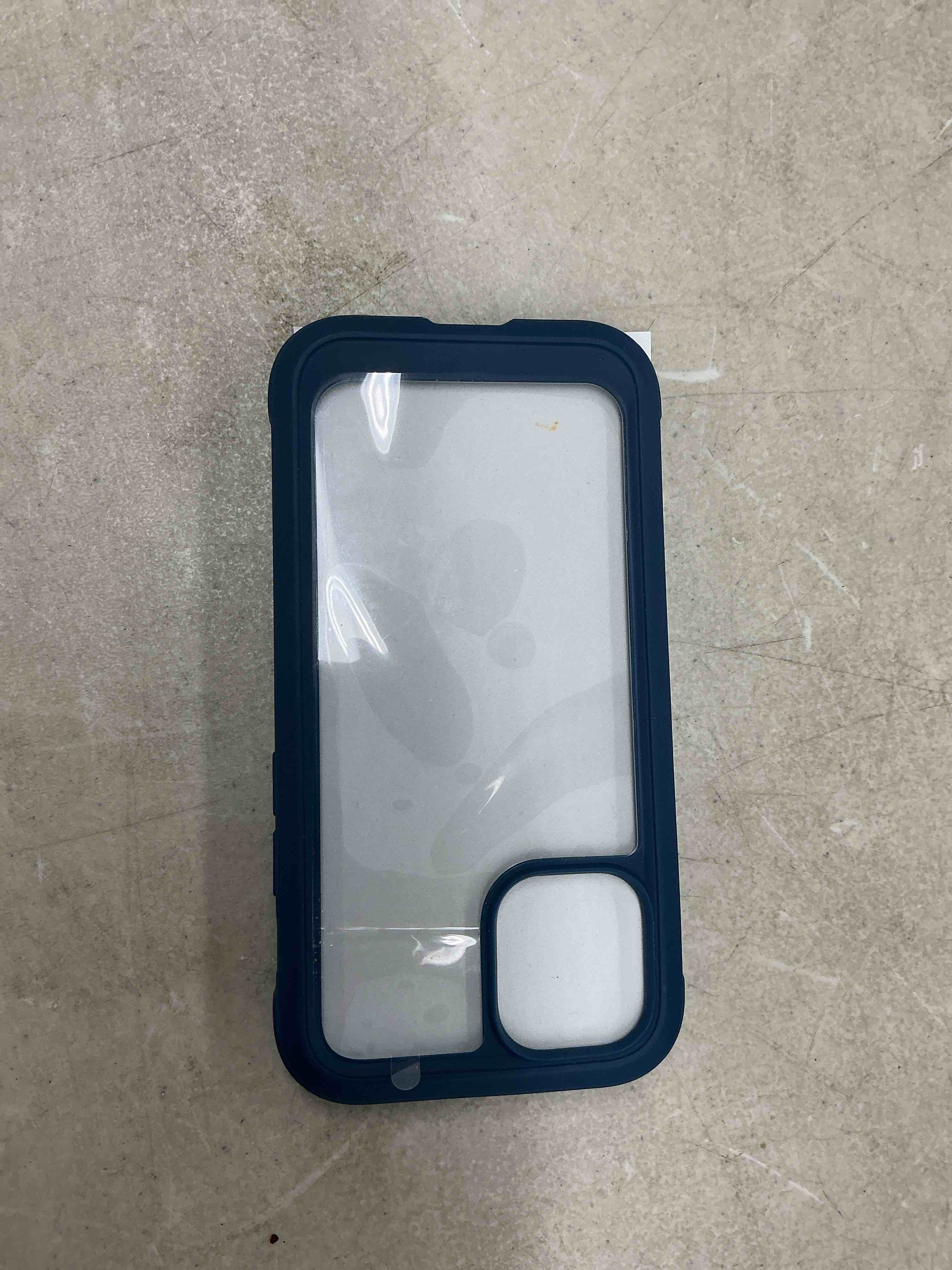 Condition photo showing Good Condition for Diaclara Designed for iPhone 12 Mini Case, Full Body Rugged with Built-in Touch Sensitive Anti-Scratch Screen Protector, Soft TPU Bumper Case for iPhone 12 Mini 5.4" (Blue and Clear) iPhone 12 mini 5.4" Blue