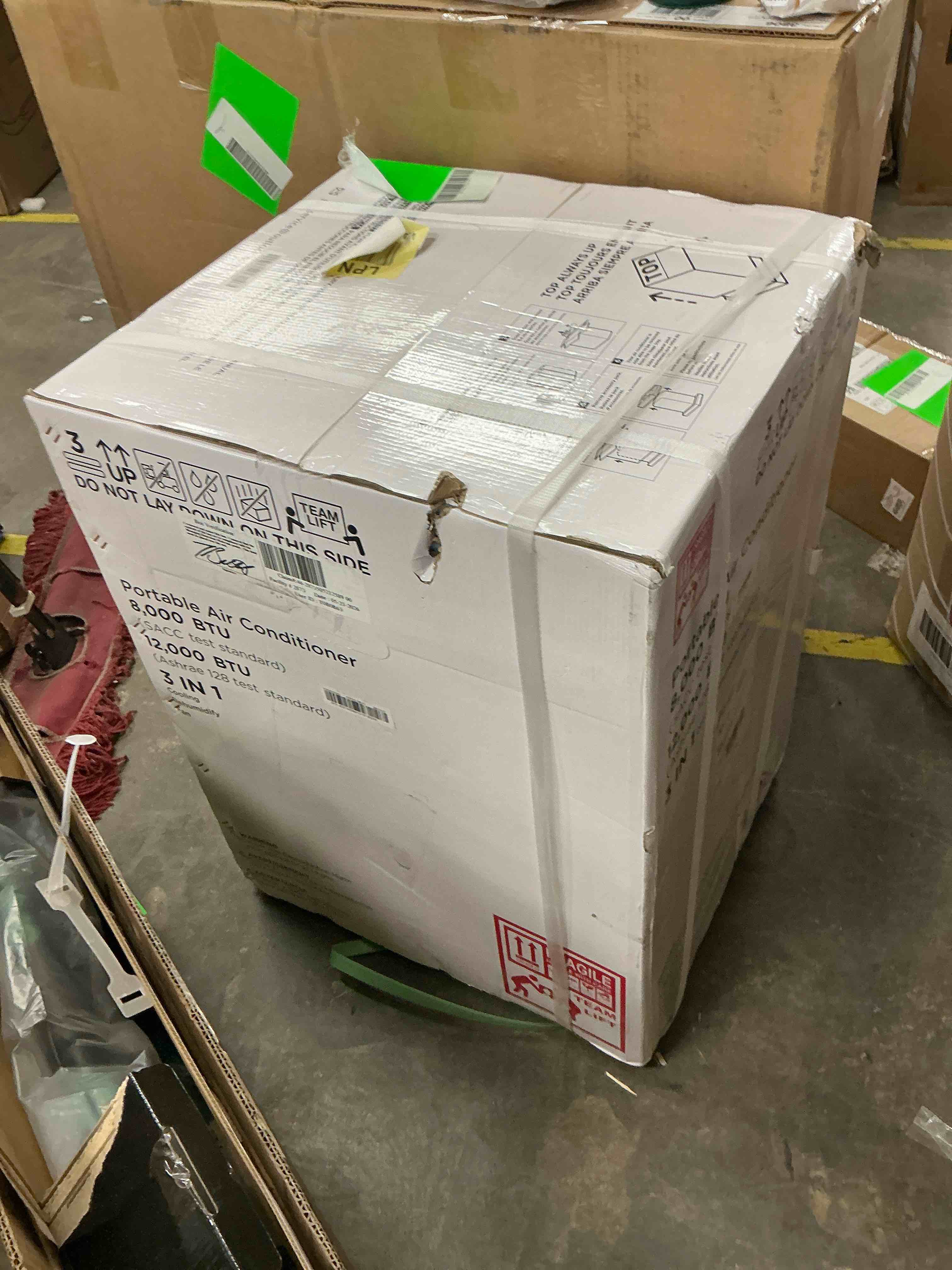 Condition photo showing New/Like New for fosawd 12,000 btu portable air conditioner for room up to 500 sq. ft., 3-in-1 ac unit with dehumidifier and fan