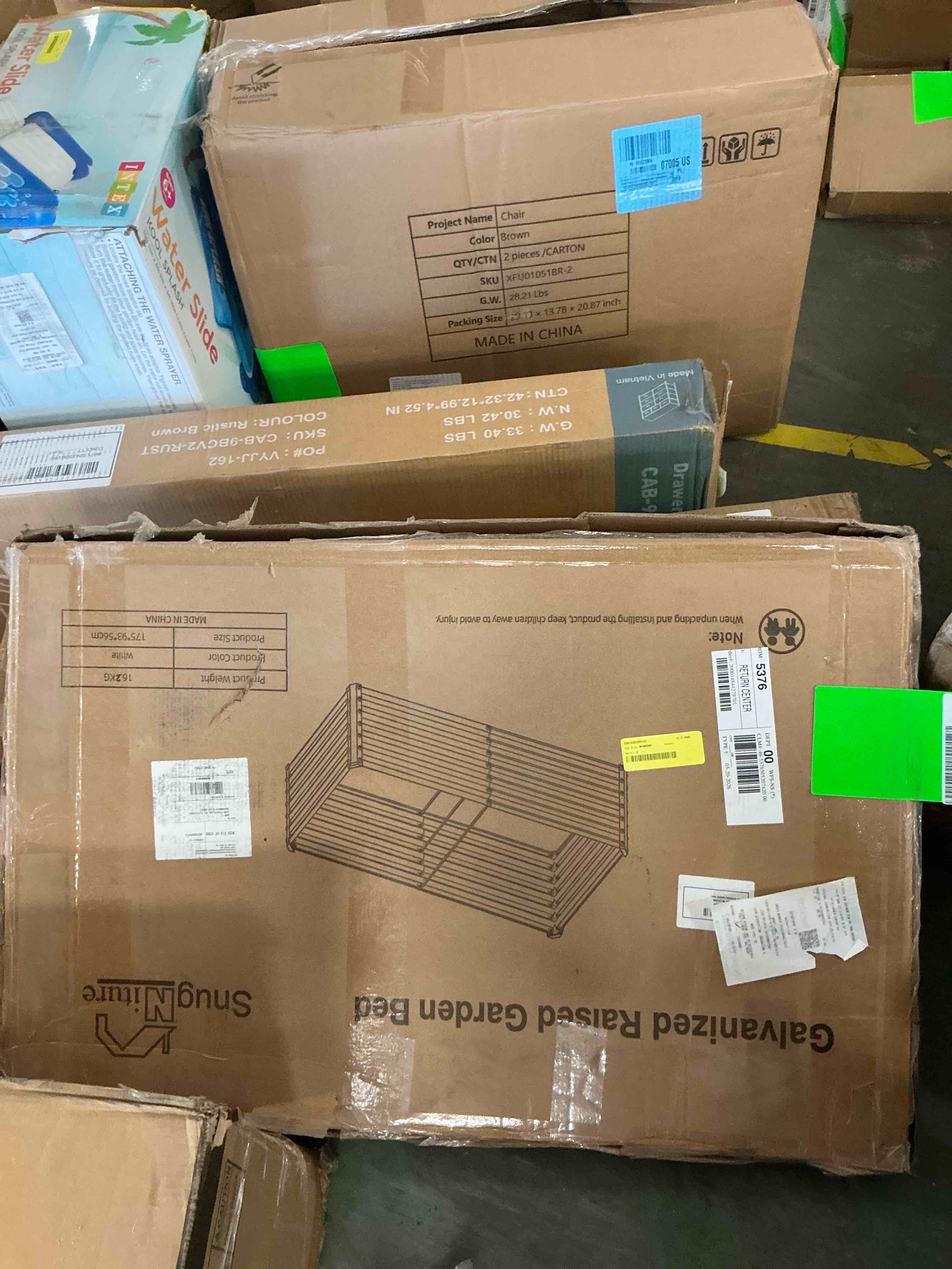 Condition photo showing New/Like New for snugniture 6x3x2 ft galvanized metal raised garden bed, large outdoor planter box for vegetables & flowers, white