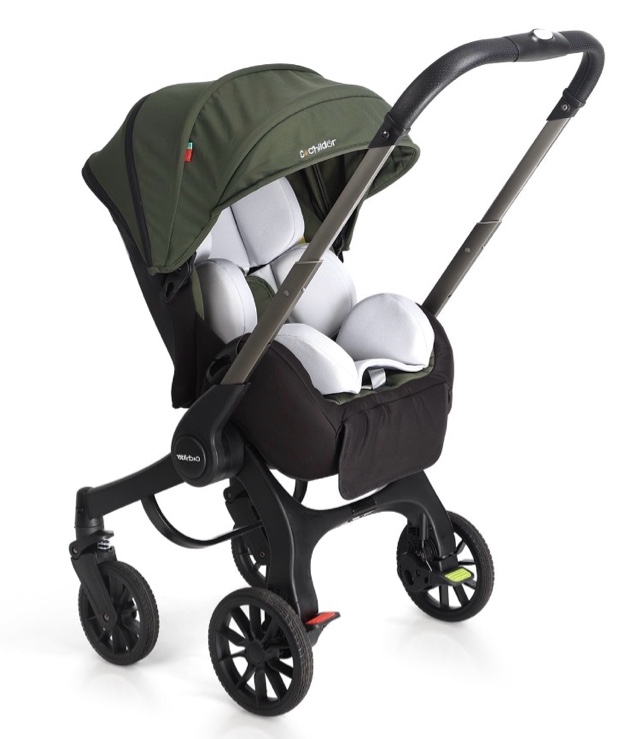 Cochildor Citi 2.0 Pro Baby Stroller, Rear-Facing Stroller with 3 Modes, Adjustable Handle & Extendable Seat Panel, Green