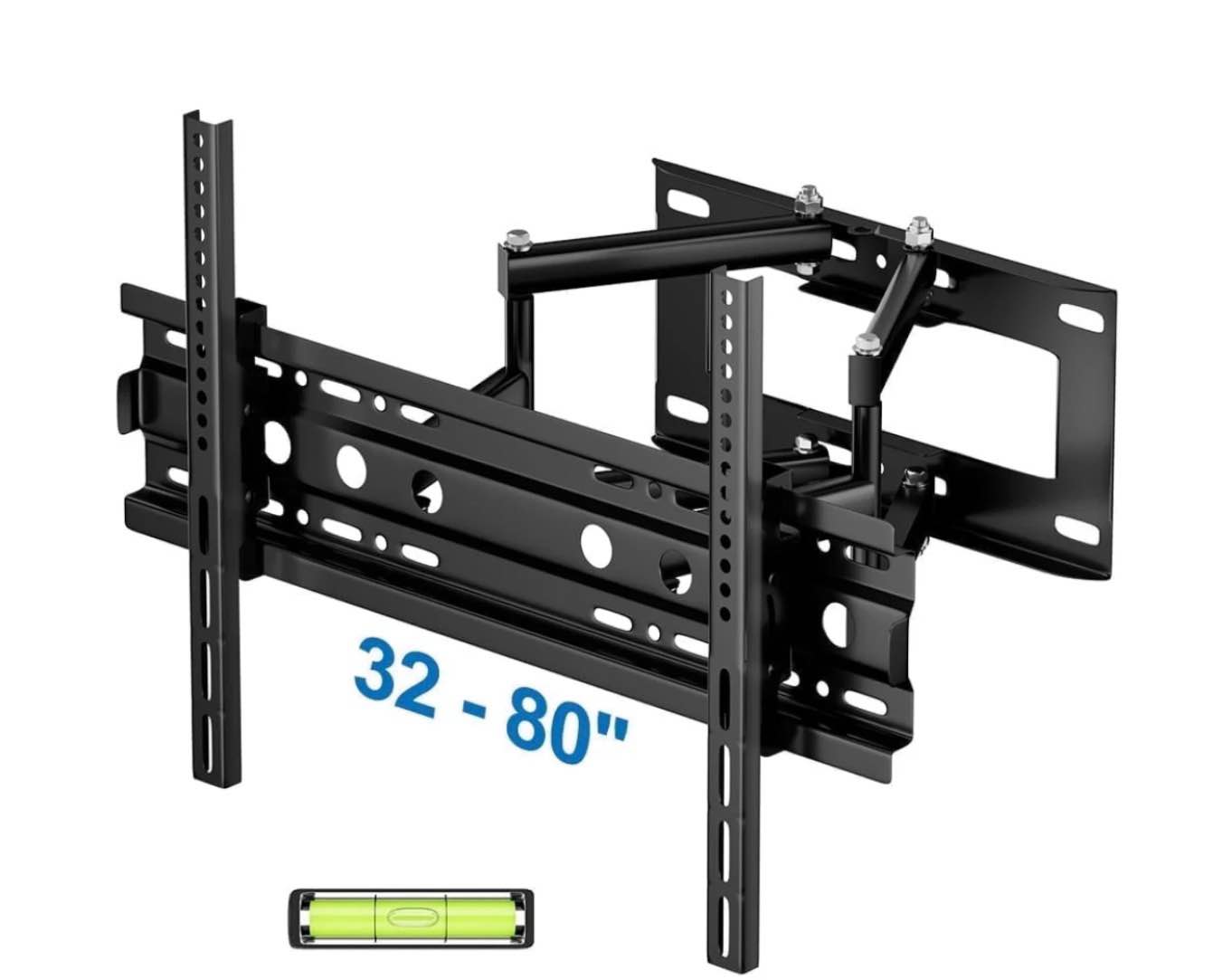 full motion tv wall mount bracket 32 to 65 80 inch tv stand with articulating swivel tilt extension