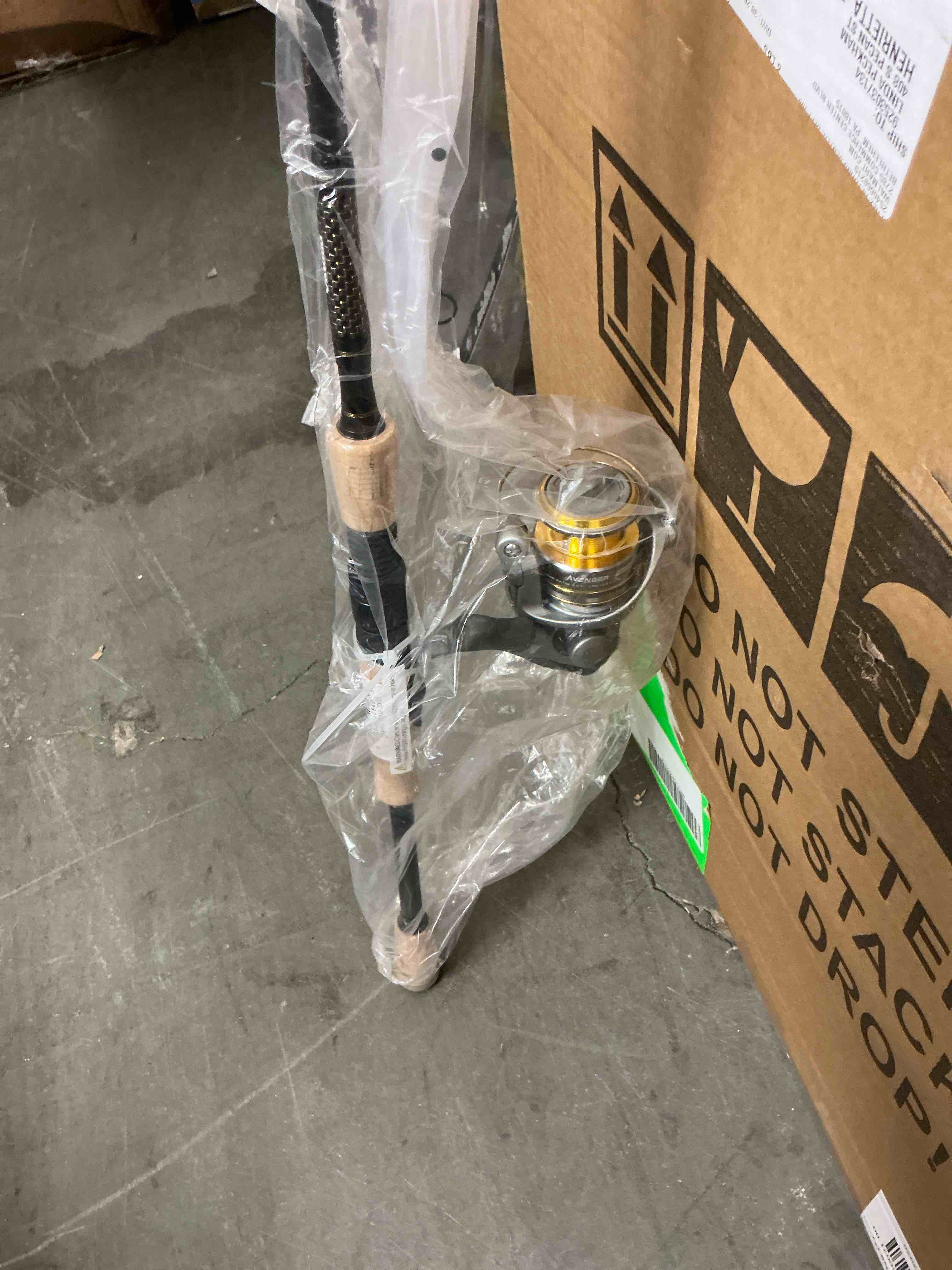 Condition photo showing New/Like New for okuma avenger 1-pc spinning fishing rod and reel combo 7 ft.