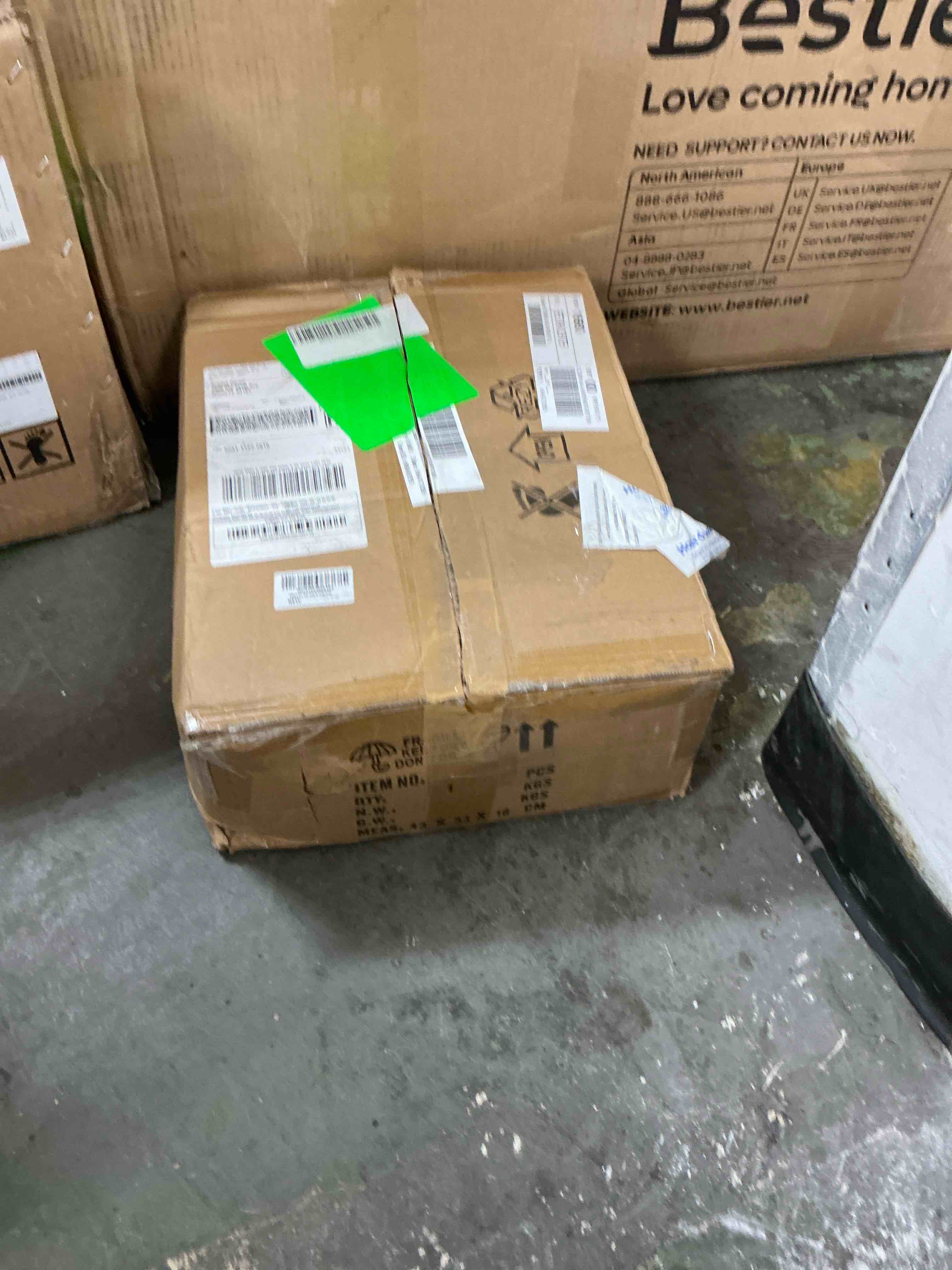 Condition photo showing Good Condition for coliware arc floor lamp tall hanging lamp with 3 color temperature foot switch modern stand up reading light