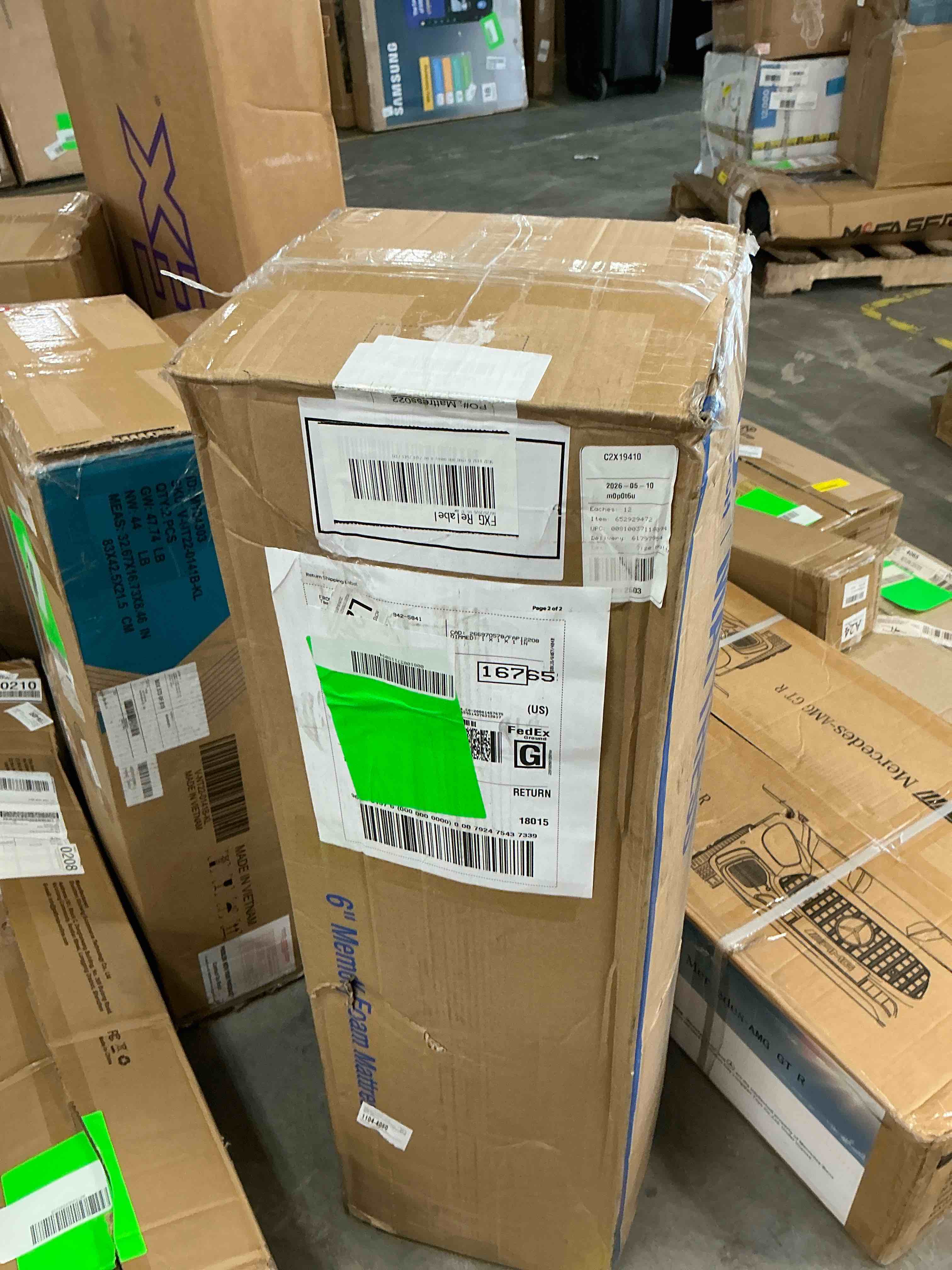 Condition photo showing New/Like New for mlily ego white 6 inch memory foam mattress full size mattress in a box medium firm