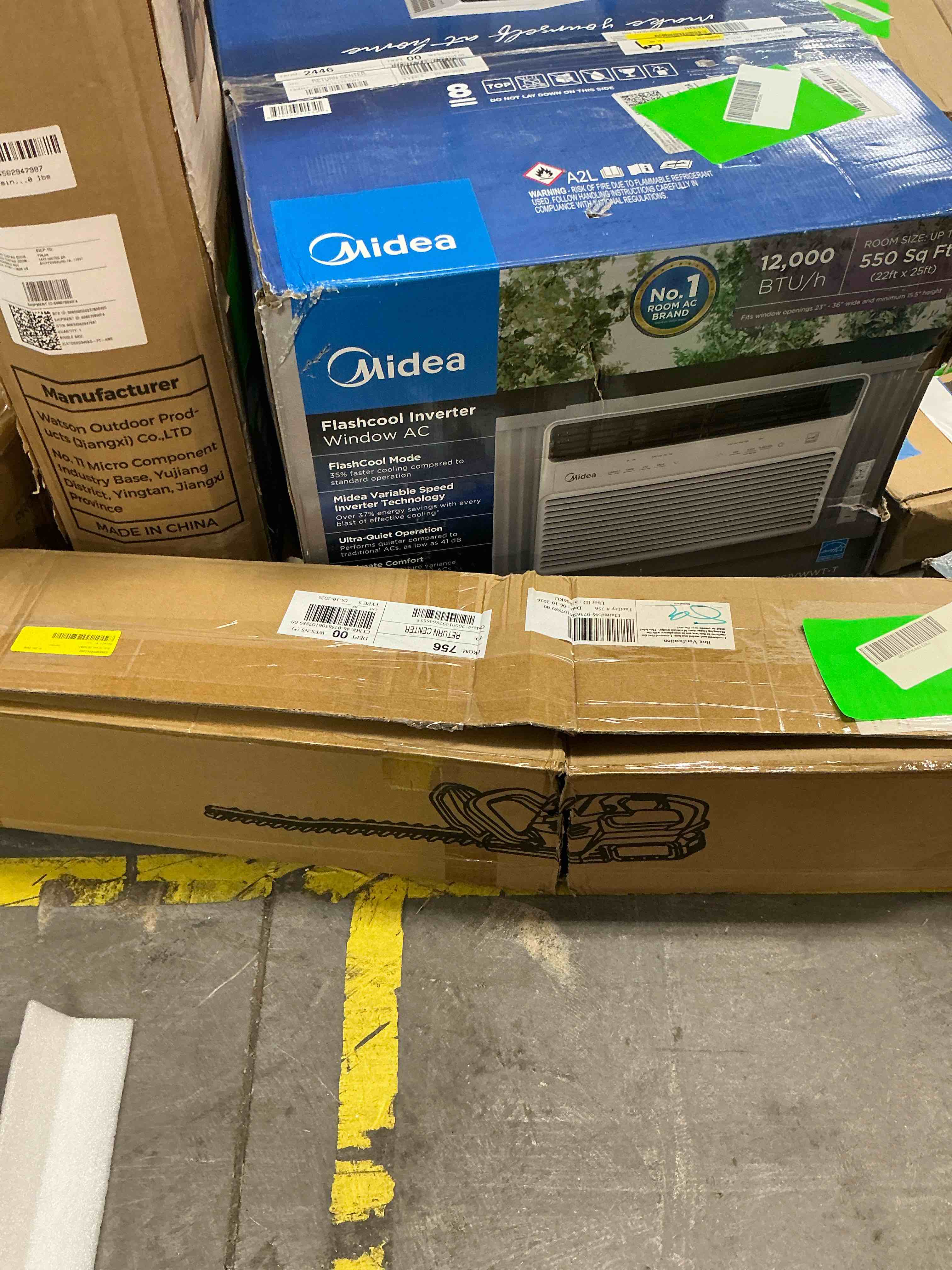 Condition photo showing Good Condition for cordless hedge trimmer  untimaty 21v rechargeable hedge trimmer with 22  double action blade  double safety handle  3.0ah battery & charger  for shrub cutting  trimming