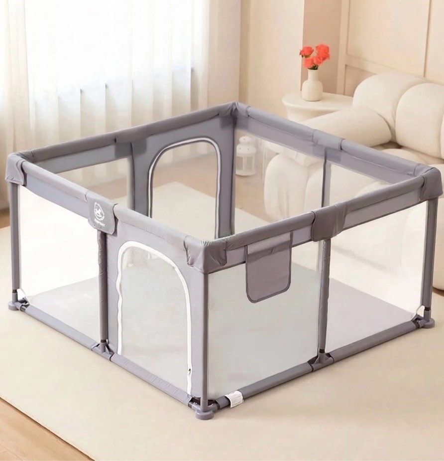 Joypony Extra Large Baby Playpen - Babies and Toddlers Playard and Activity Center (50x50x27 inch)
