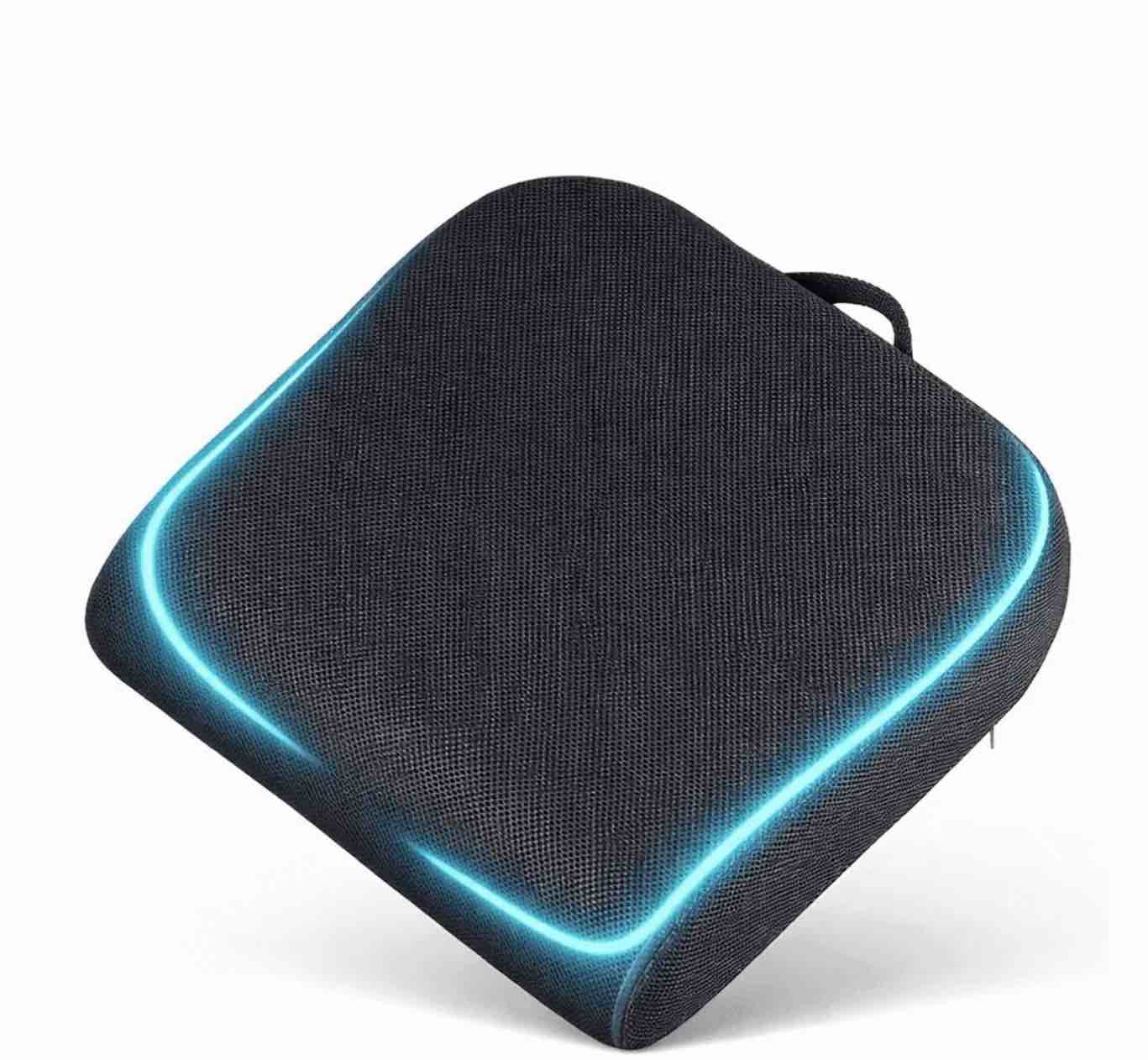 KAIPARA Large Memory Foam Seat Cushion for Office Chairs, Car Seat, Wheelchair, Chair Cushions for Tailbone Pain Relief, Sciatica & Back Support Pillow