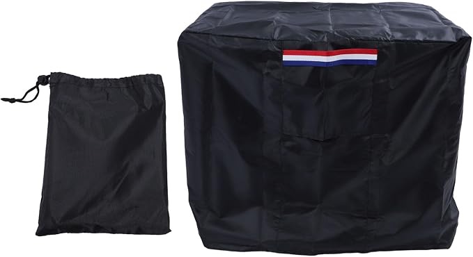 Professional Rectangular Fire Pit Cover, Outdoor Fire Table Cover, 420D Silver Coated Waterproof UV Resistant Cover for Patio Gas Fire Table with Storage Bag