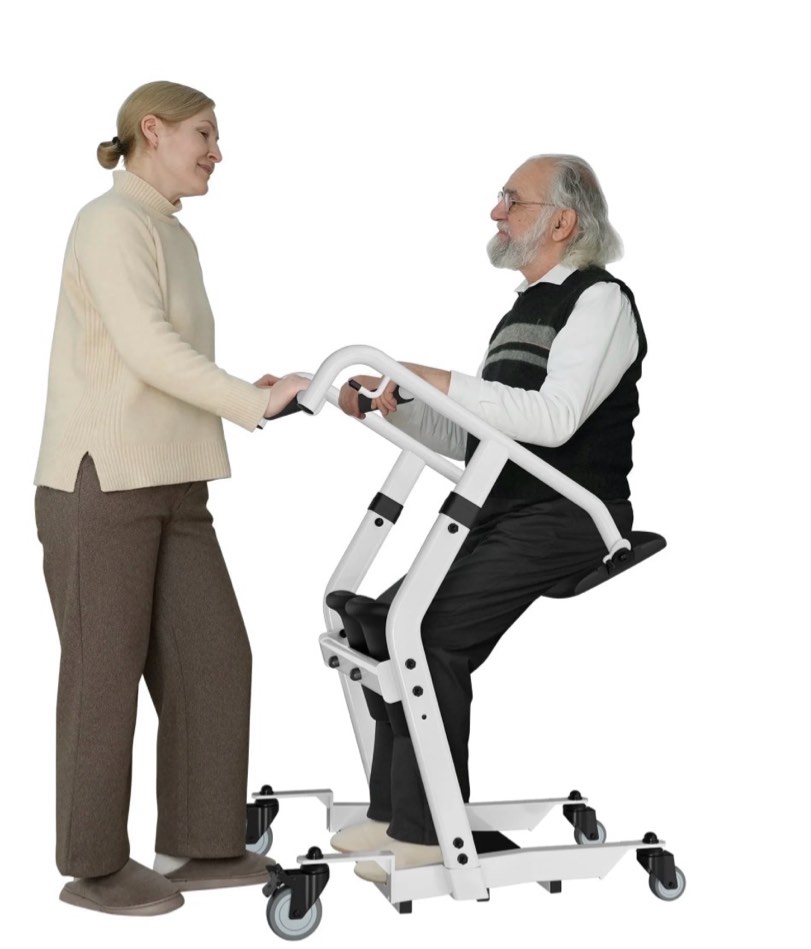 vocic sit to stand lift with wheels, stand assist patient transfer device for elderly home care