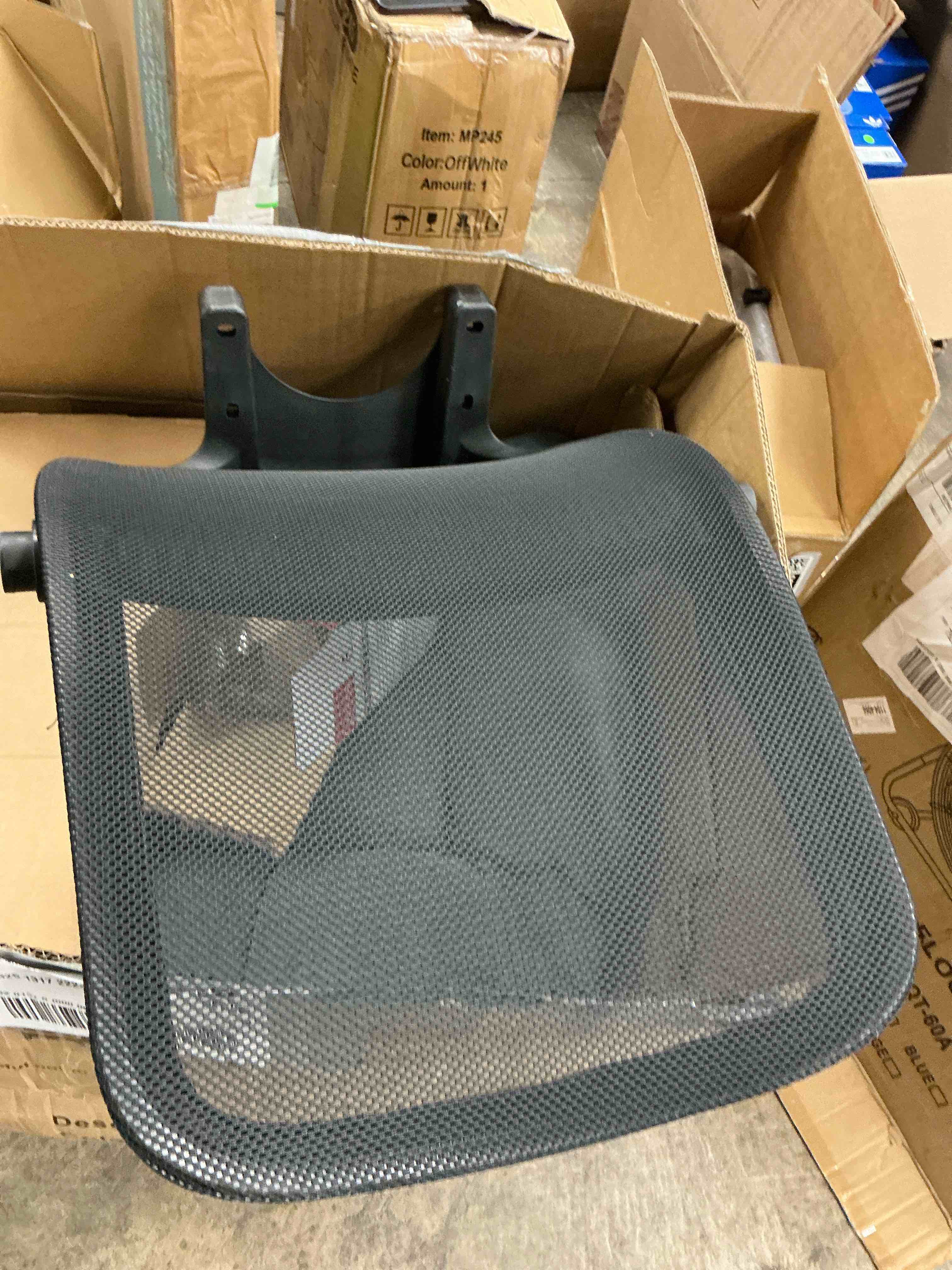Condition photo showing Good Condition for jonpony 500lbs tall drafting chair for standing desk with flip-up armrests, pressure locking casters, w-shape thicken cushion, breathable mesh extended height office chairs,black