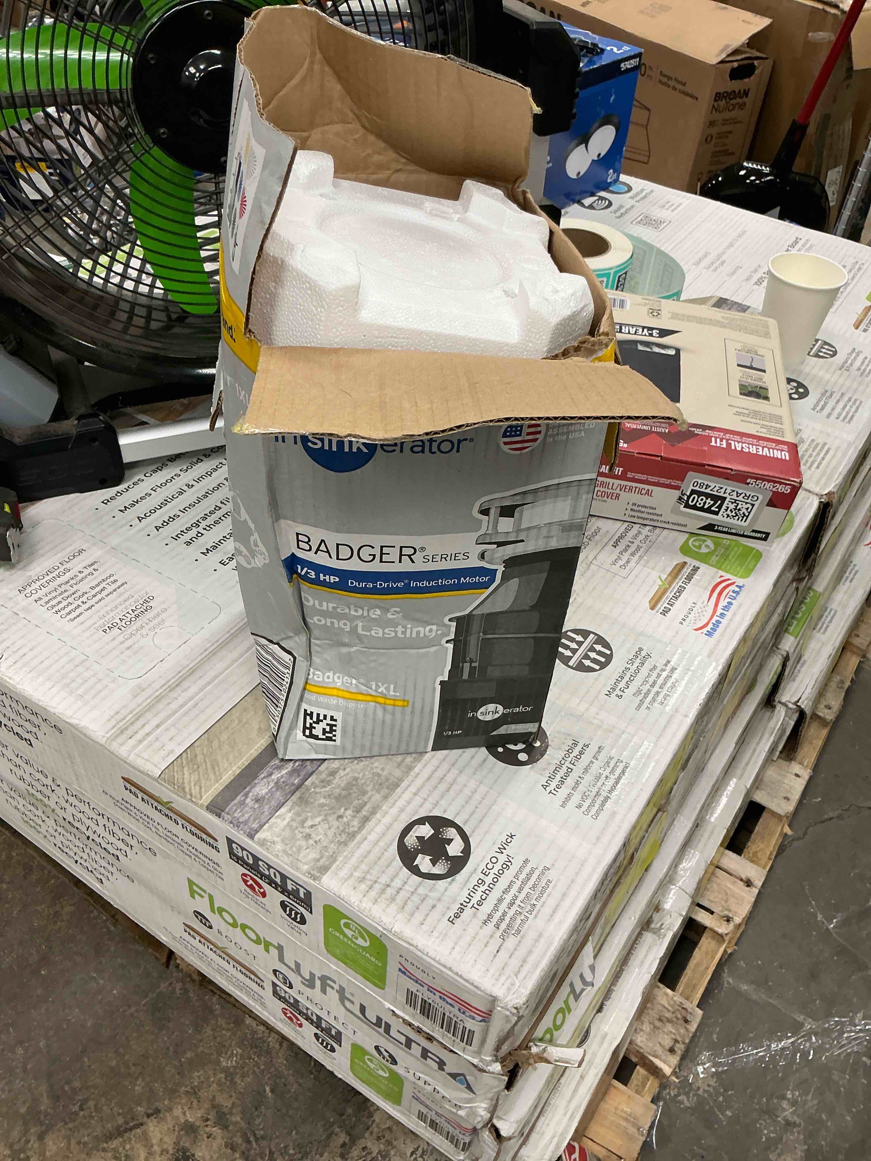 Condition photo showing Good Condition for insinkerator badger 1xl continuous feed 1/3-hp septic safe non-corded garbage disposal