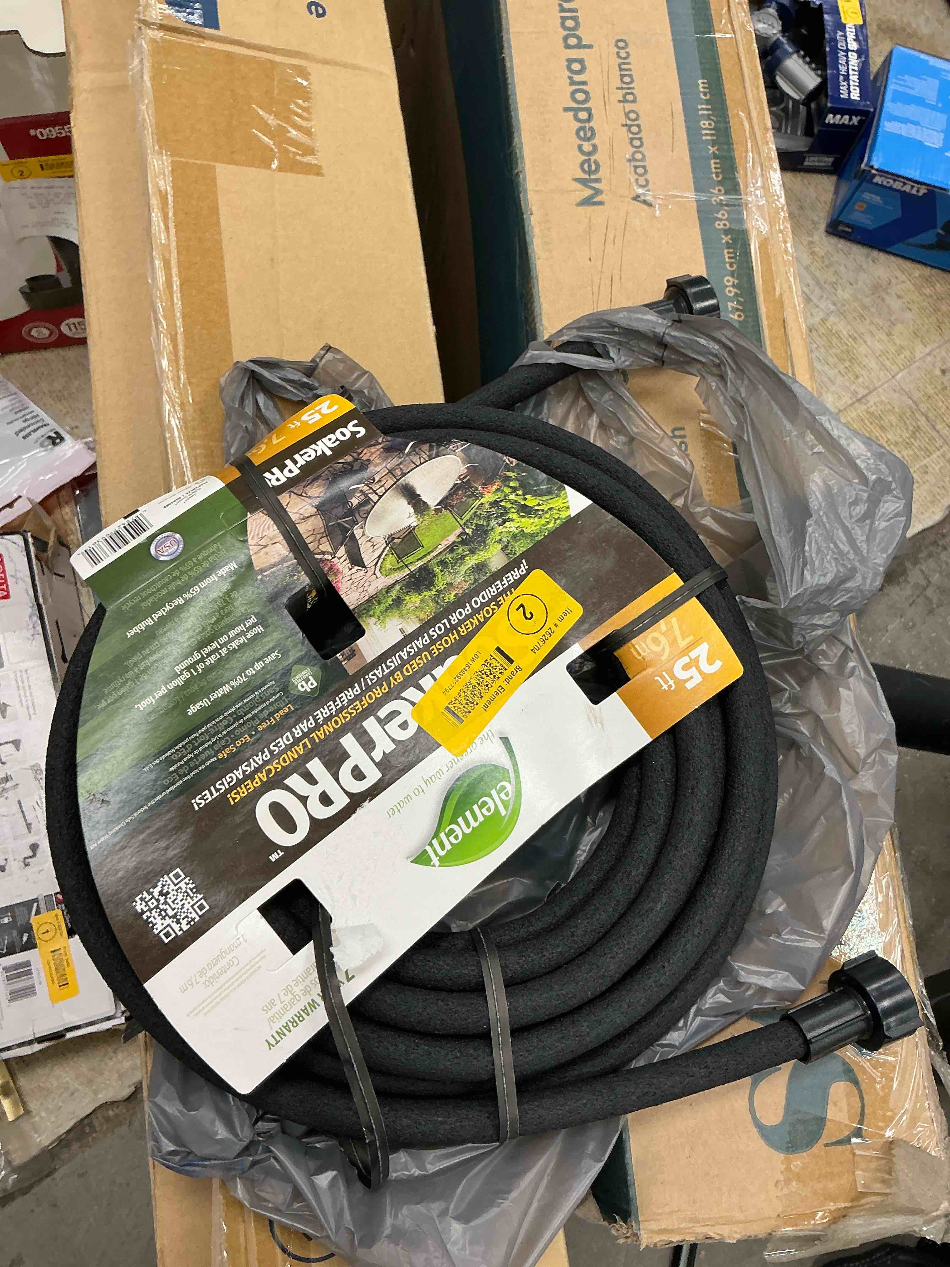 Condition photo showing Good Condition for element soakerpro 3/8 x 25 soaker hose