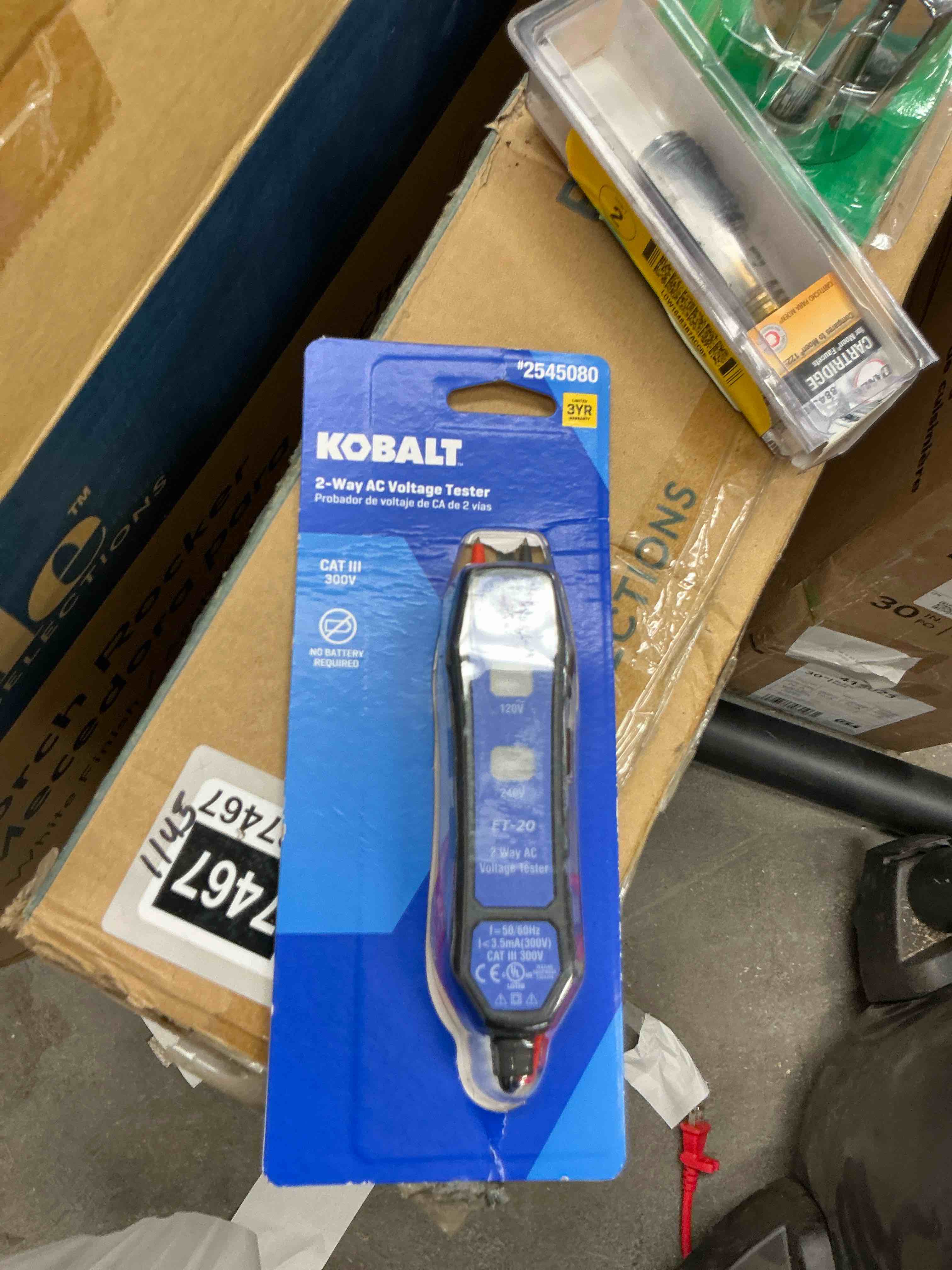 Condition photo showing Good Condition for kobalt analog display voltage tester 120v to 240v -volt