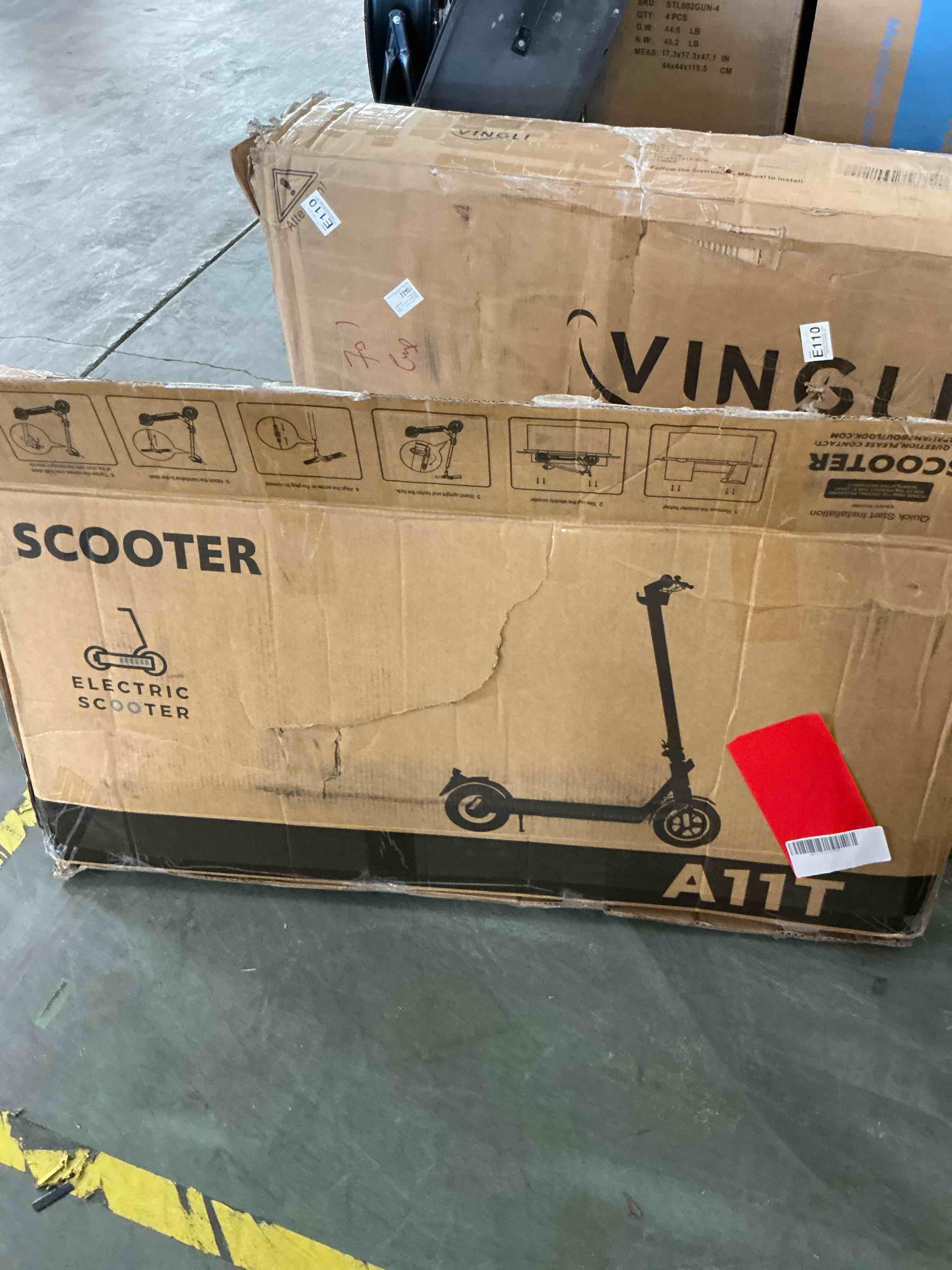 Condition photo showing Good Condition for electric scooters for adults 550w 19 mph folding commuting e scooter side light
