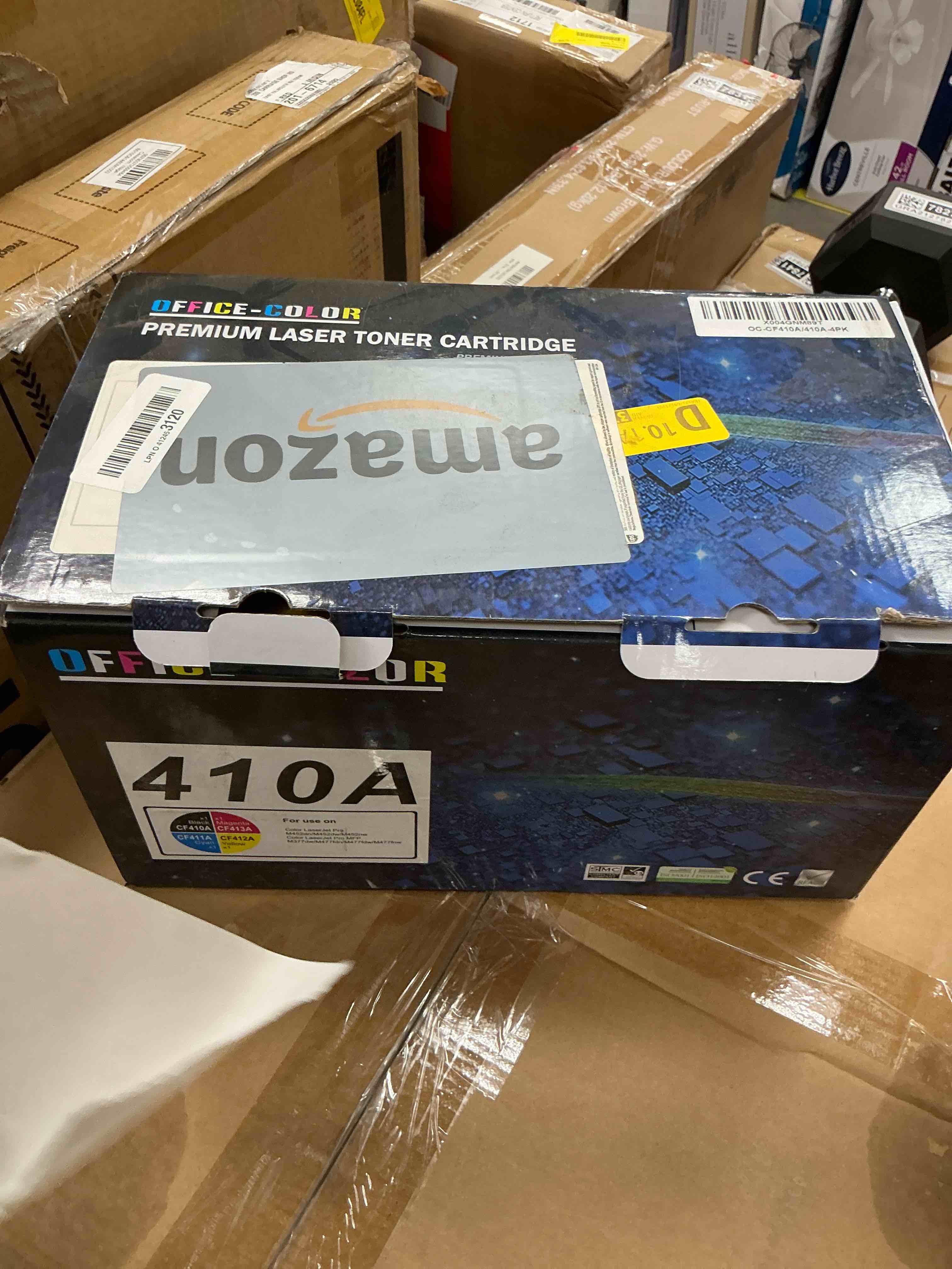 Condition photo showing New/Like New for 410a toner cartridges set replacement for hp 410a 410 for hp color laserjet pro mfp m477fnw,m477fdw,m452dn, color laserjet pro m477 m452 series ( black, cyan, magenta, yellow)
