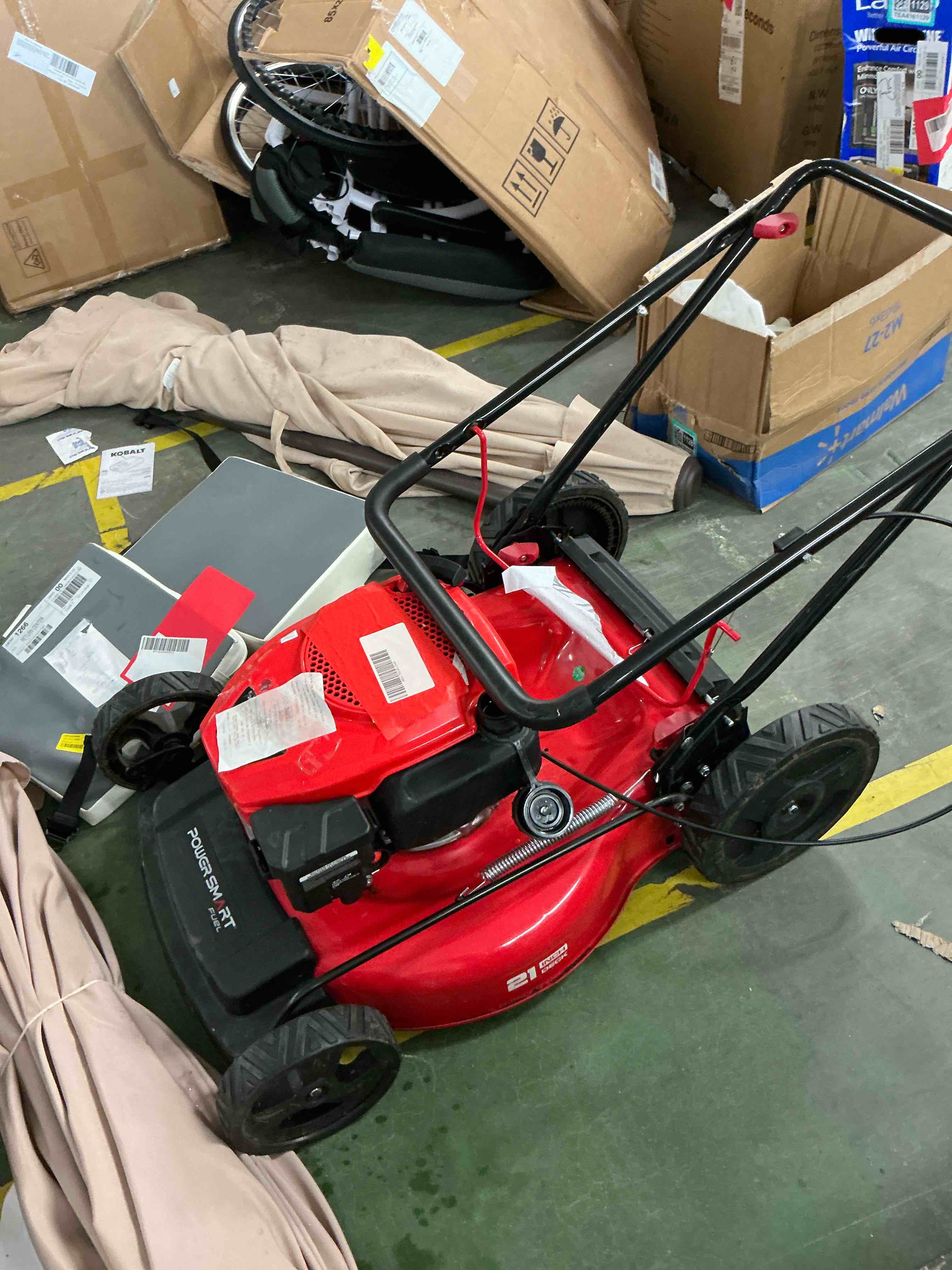 Condition photo showing Good Condition for powersmart 21 144cc gas push lawn mower with 6-position height adjustment