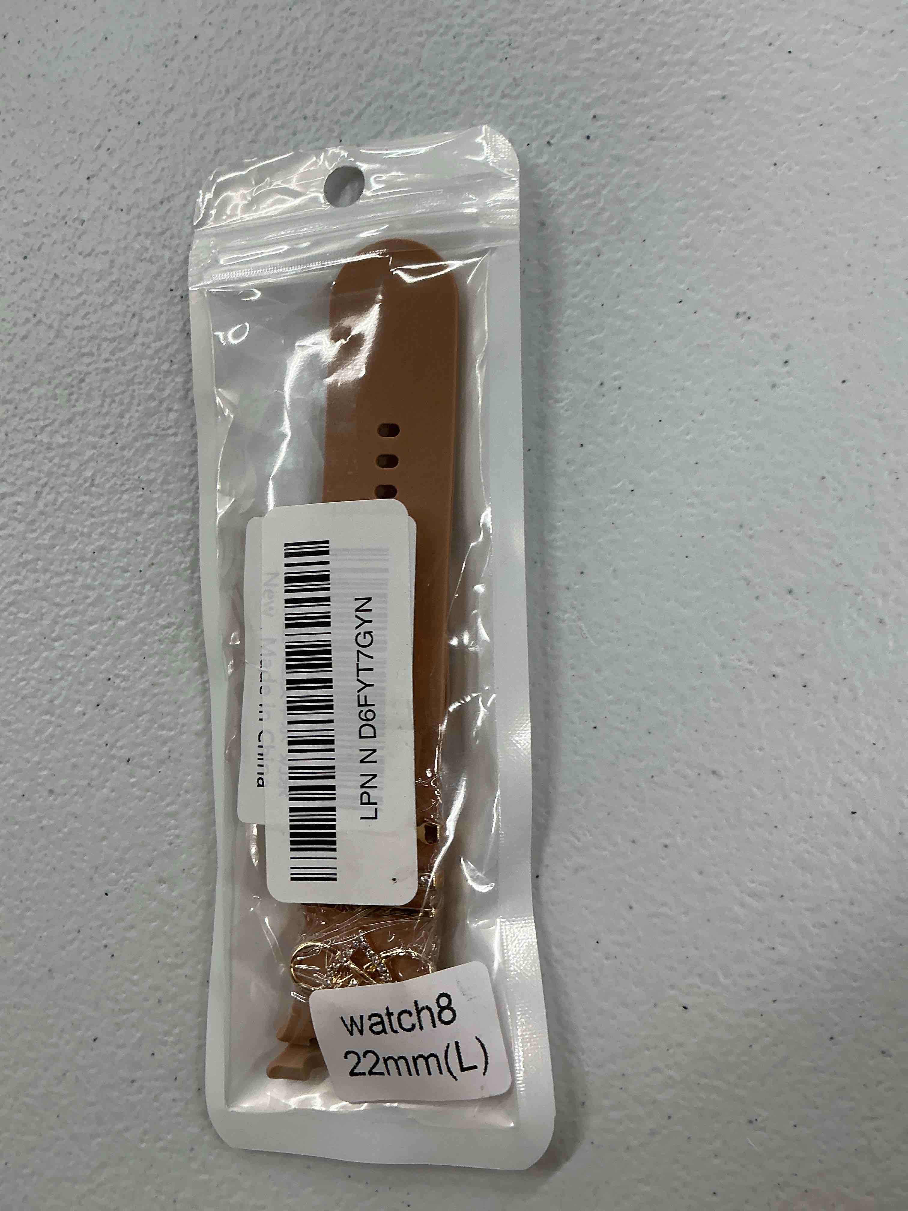Condition photo showing Good Condition for band compatible with samsung galaxy watch 8 band 40mm 44mm/galaxy watch 8 classic 46mm, soft silicone replacement strap for galaxy watch 8 2025 with decorative charms accessories women milk tea