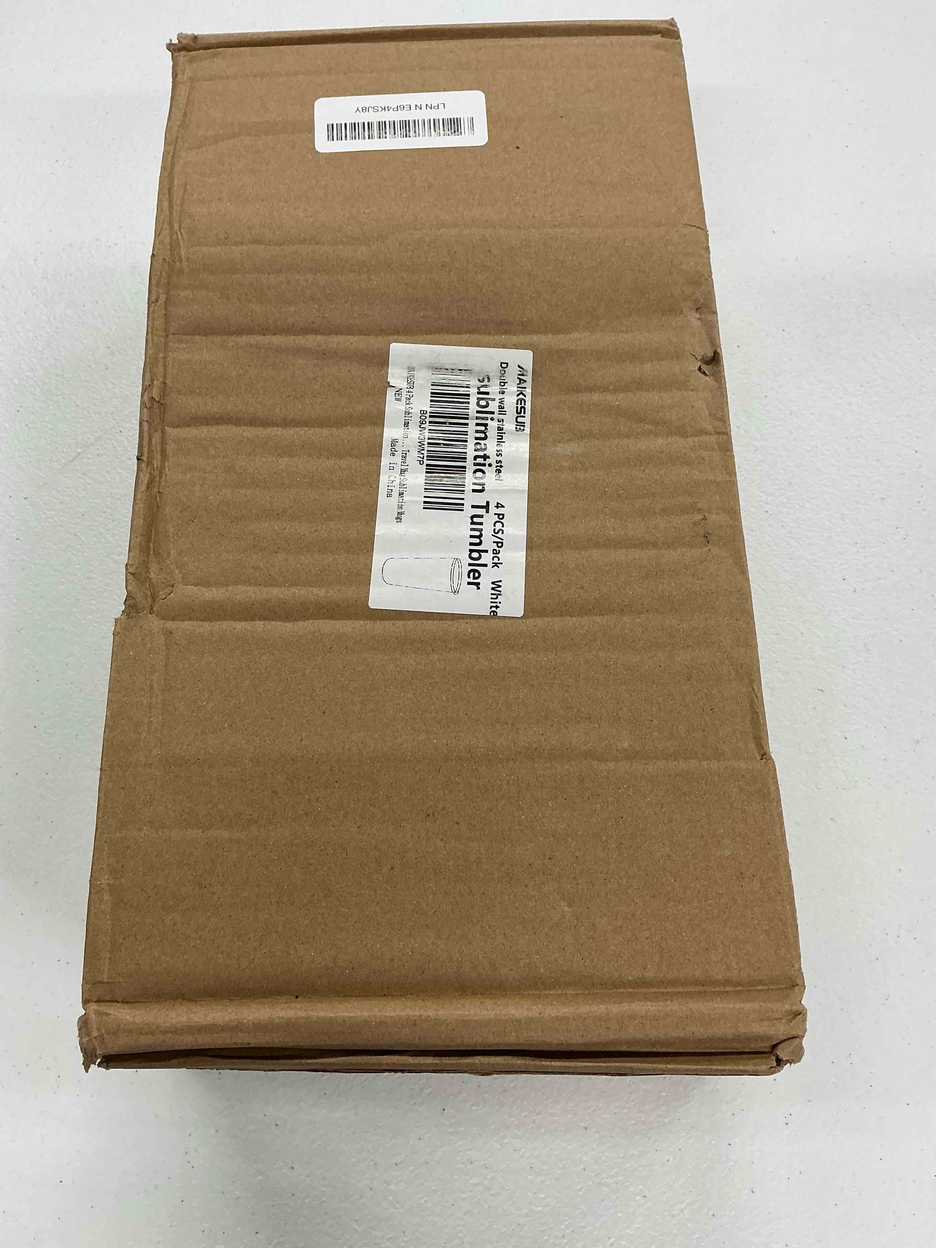 Condition photo showing Good Condition for 4 pack sublimation blank tumbler white 20 oz stainless steel with lid vacuum insulated tumbler double wall coffee cup 4 pcs white
