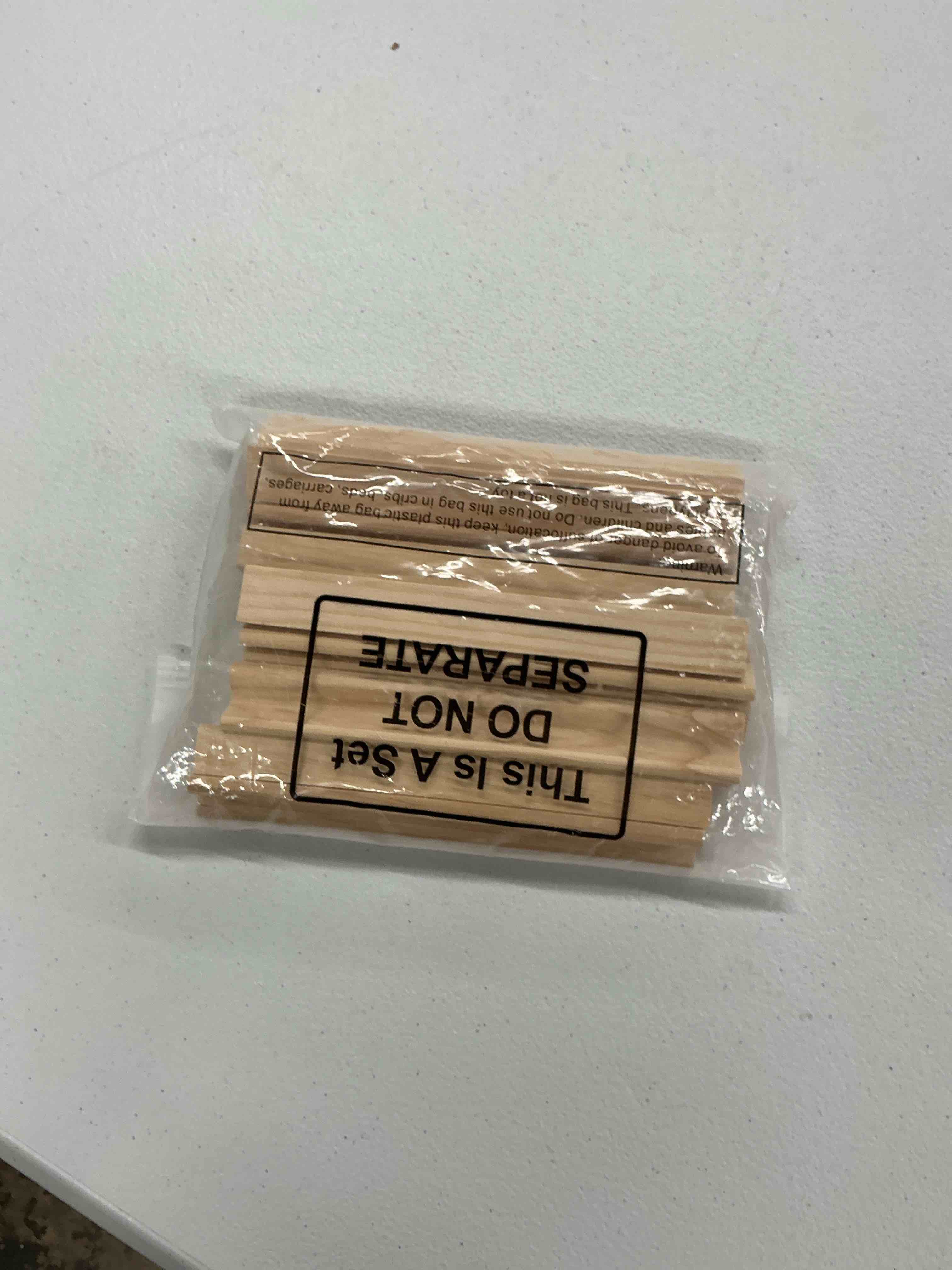 Condition photo showing Good Condition for gejoy 16 pcs wooden tile holders letter tray replacement racks word tray for mexican train crafts and game stands school students