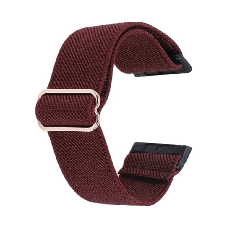 Unique Bargains Nylon Sport Loop Watch Bands Quick Release Watch Straps for Men and Women Band Width 23mm brown 