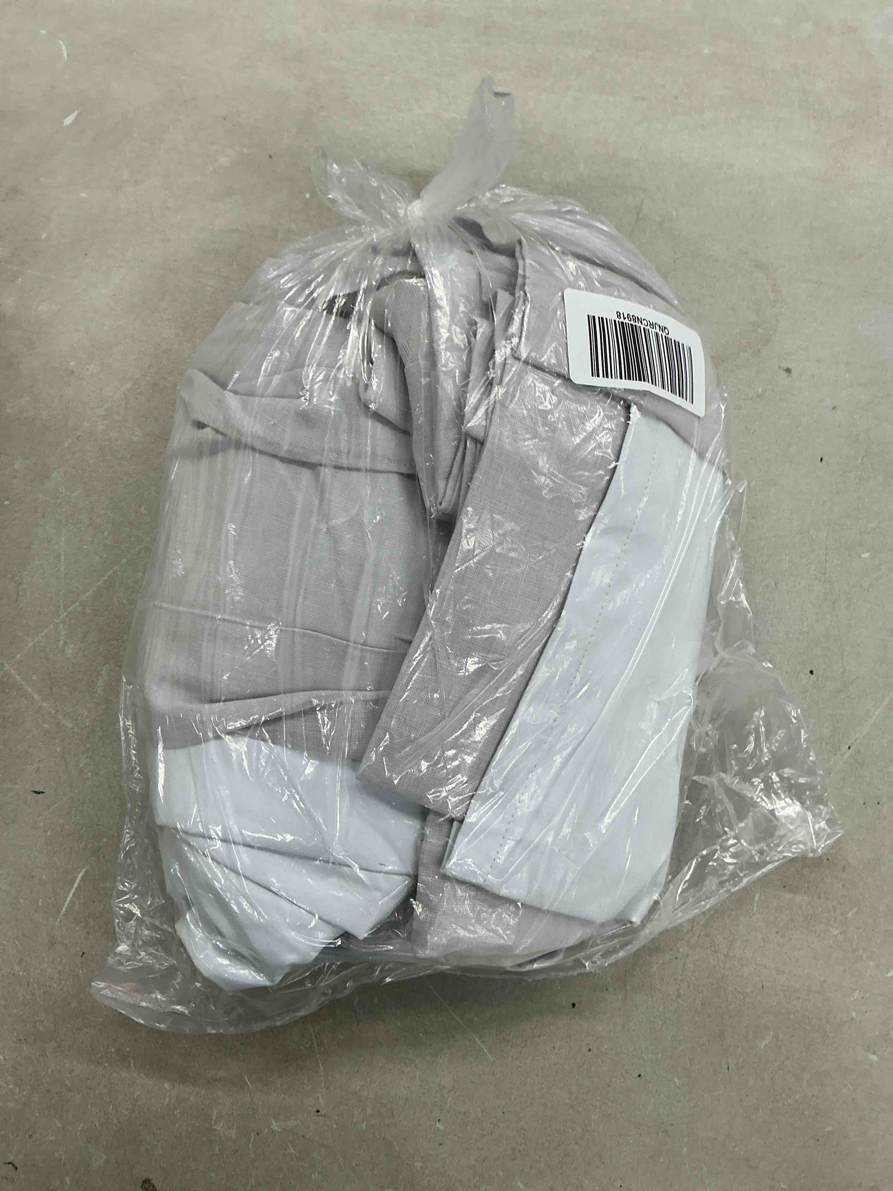 Condition photo showing Good Condition for quince european linen true blackout curtain - single panel, 48x120, cloud