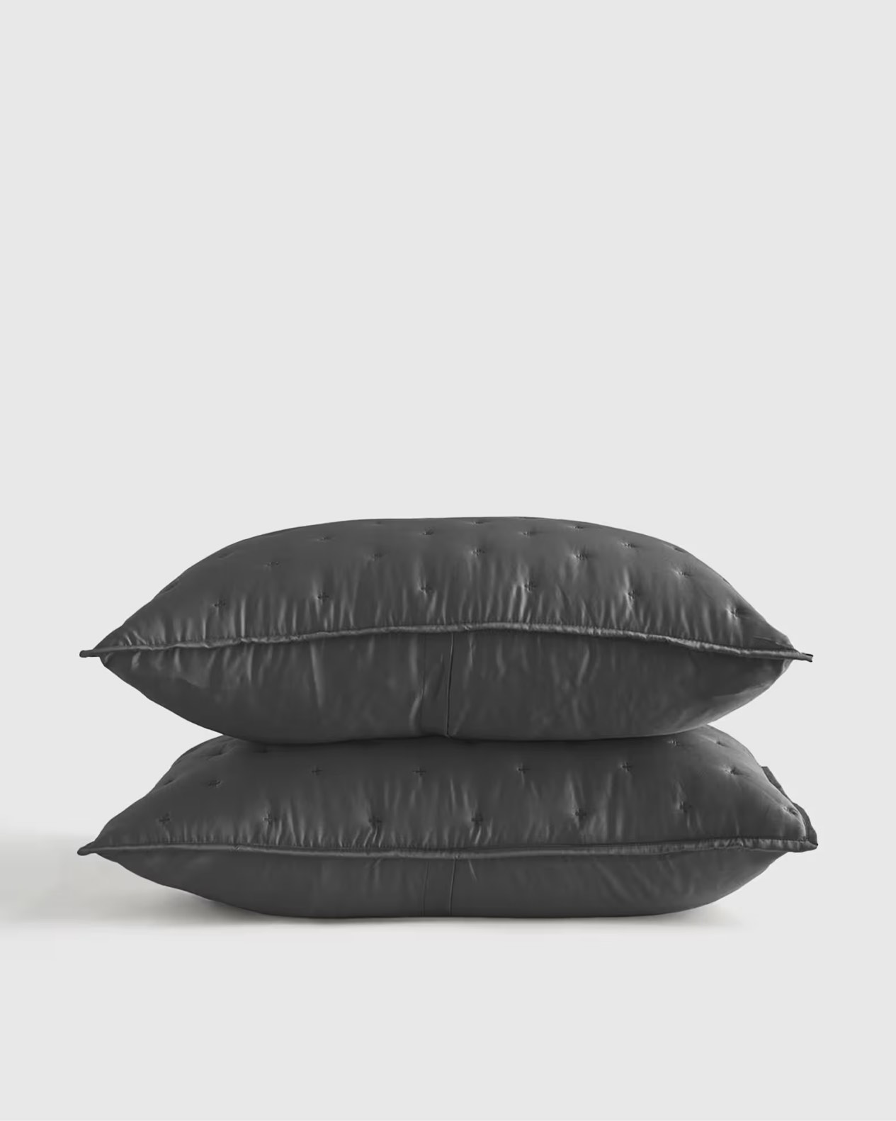quince bamboo dream quilted sham set, king