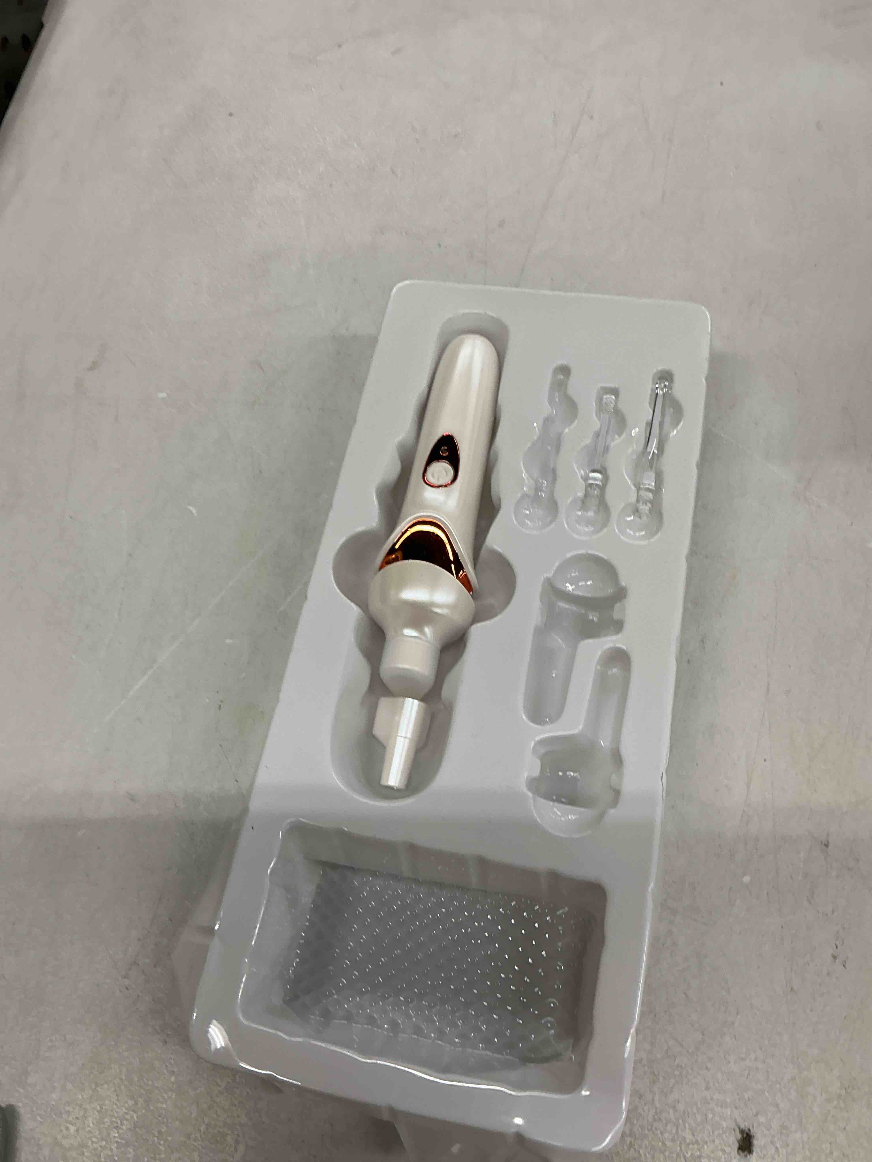 Condition photo showing Good Condition for electric ear cleaner, soft tip led ear wax remover vacuum usb charging for daily care (white)