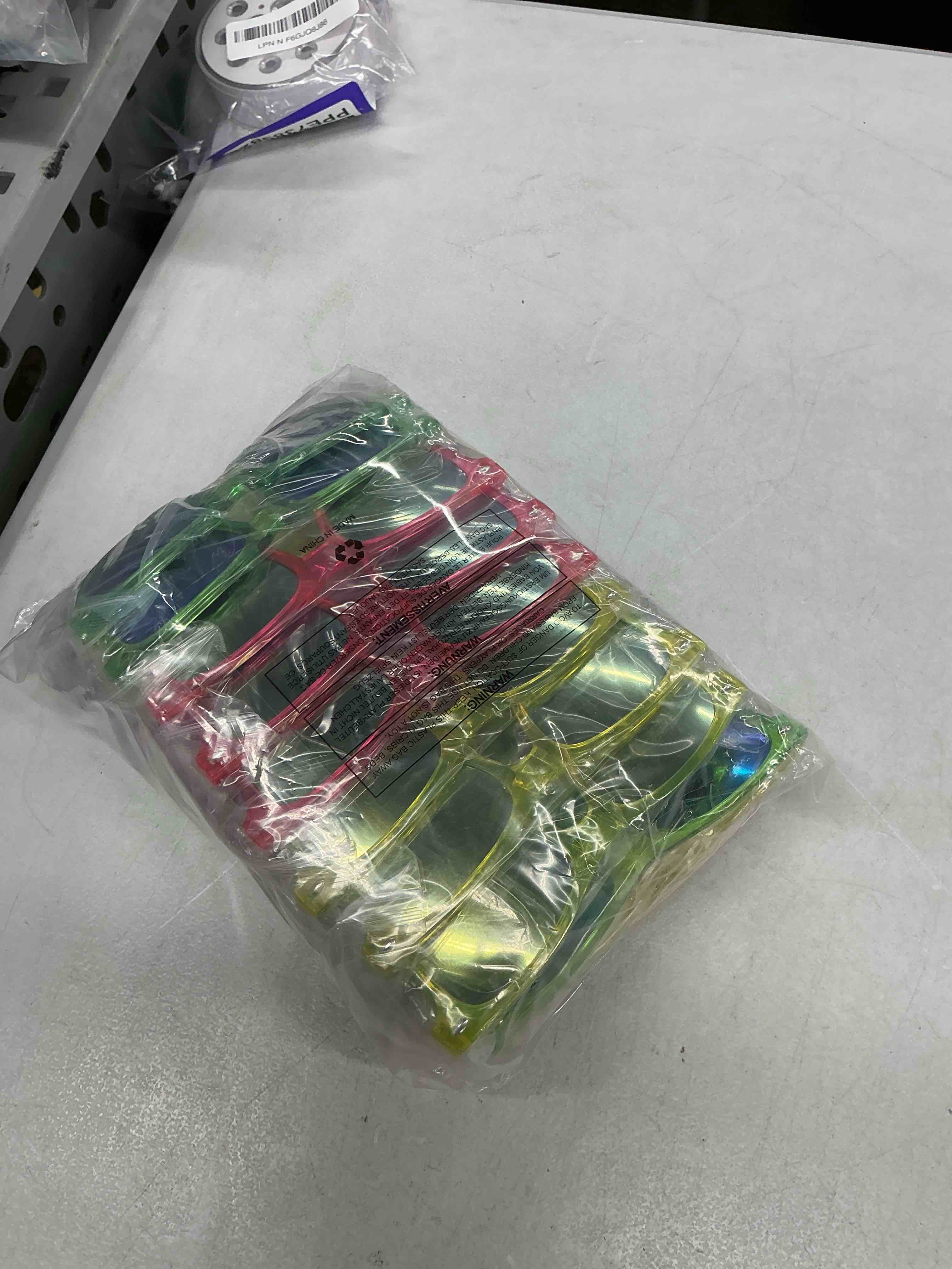 Condition photo showing Good Condition for metemot kids sunglasses bulk party favors, sunglasses for kids with uv 400 protection, neon sunglasses for boys and girls, party favor, birthday classroom goodie bags party supplies 24 packs translucent frame kids neon sunlasses