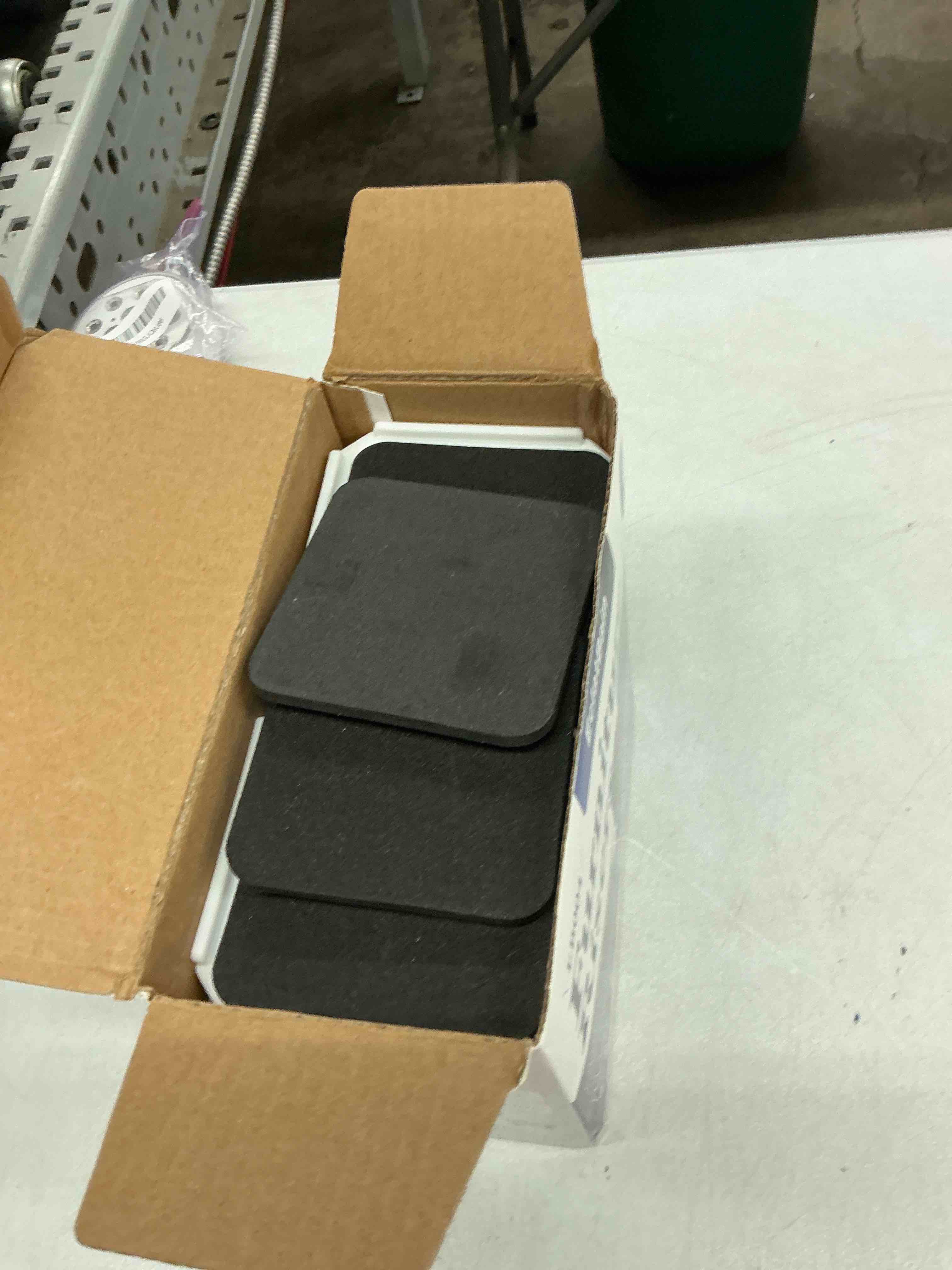 Condition photo showing Good Condition for eclatbain bed risers furniture risers heavy-duty rectangular adjustable block lift to 3 inches and 4.3 inches desk, sofa, chair legs, refrigerator, washing machine support up to 4000 pounds 2 layer(3inch) square-4 pack-white