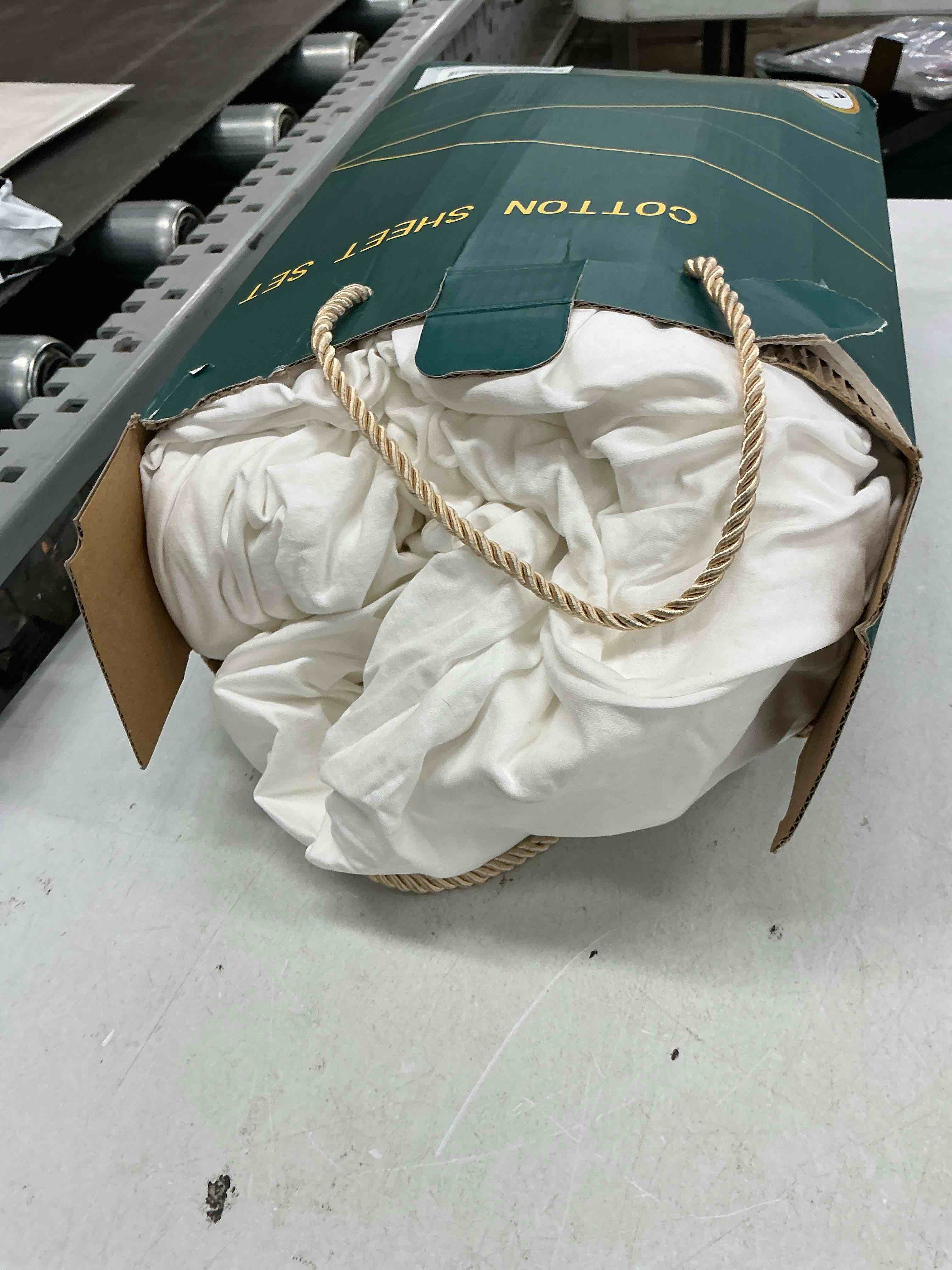 Condition photo showing Good Condition for 100% egyptian cotton sheets king size, 1000 thread count | silky sateen weave sheets set,ultra soft & breathable,luxury hotel quality sheets,16" deep pocket - 4pc?white white king