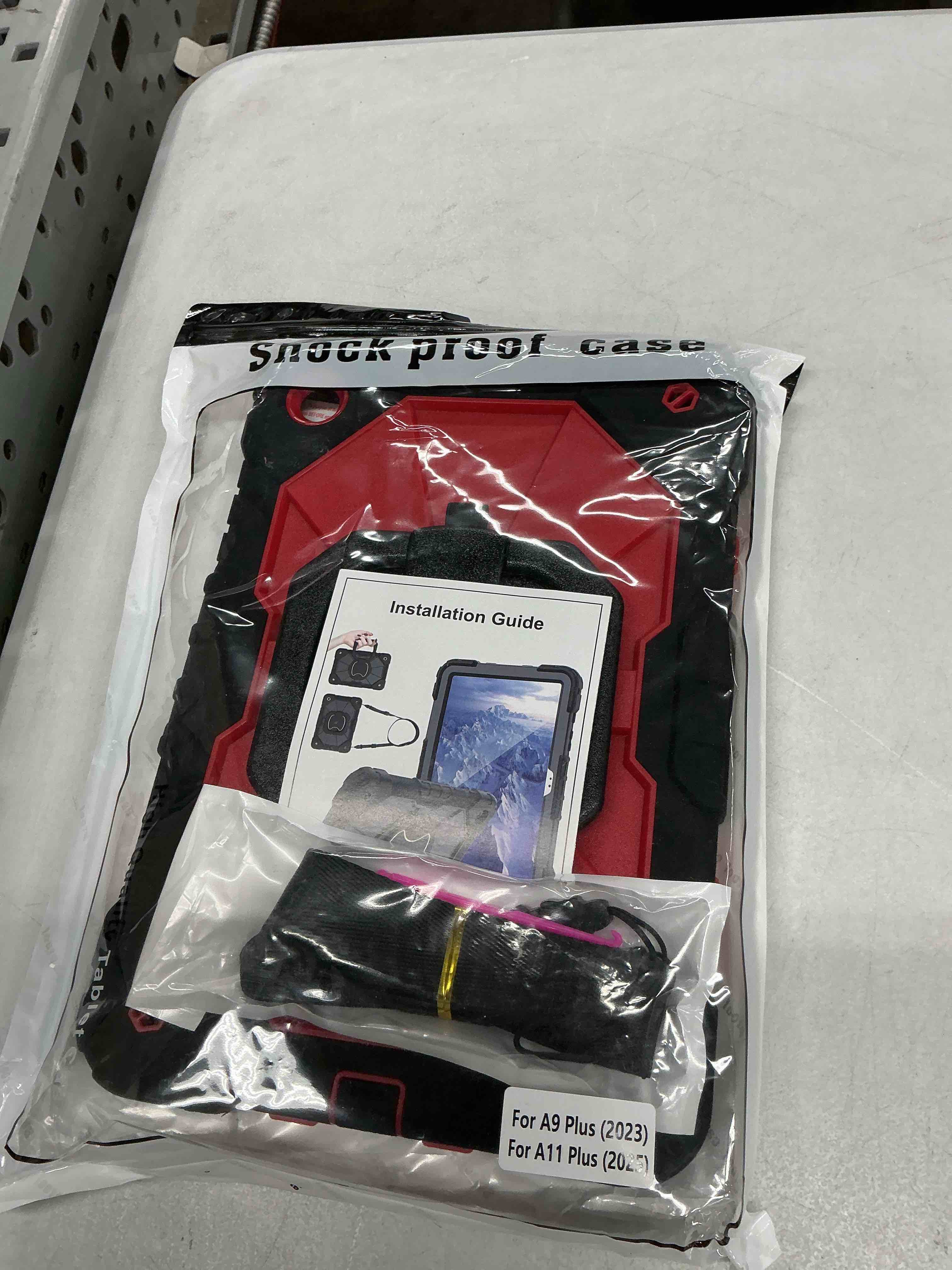 Condition photo showing Good Condition for auizotl case for galaxy tab a11 plus/a9 plus case 11 inch with screen protector/rotate stand/pen holder,military grade shockproof cover for samsung galaxy a11+/a9+ plus tablet case,black red
