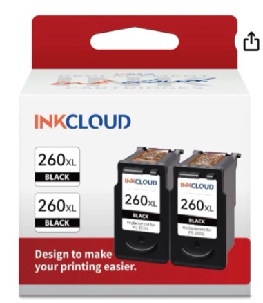 OFCINK Ink Cartridges PG-260XL CL-261XL