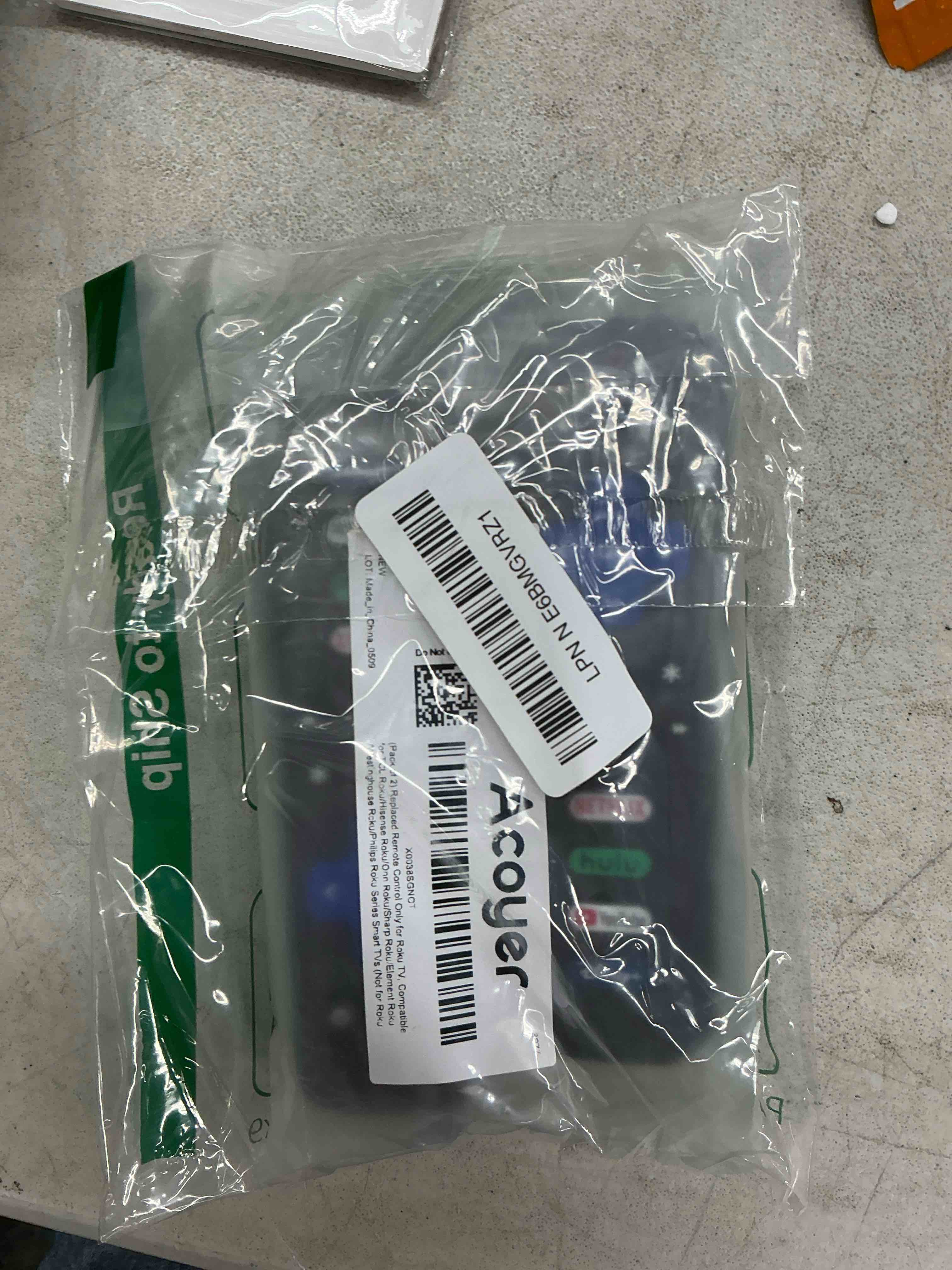 Condition photo showing Good Condition for (pack of 2) replacement remote control only for roku tv, compatible for tcl roku/hisense roku/onn roku/sharp roku/element roku/westinghouse roku/philips roku smart tvs (not for roku stick and box) for roku tvs